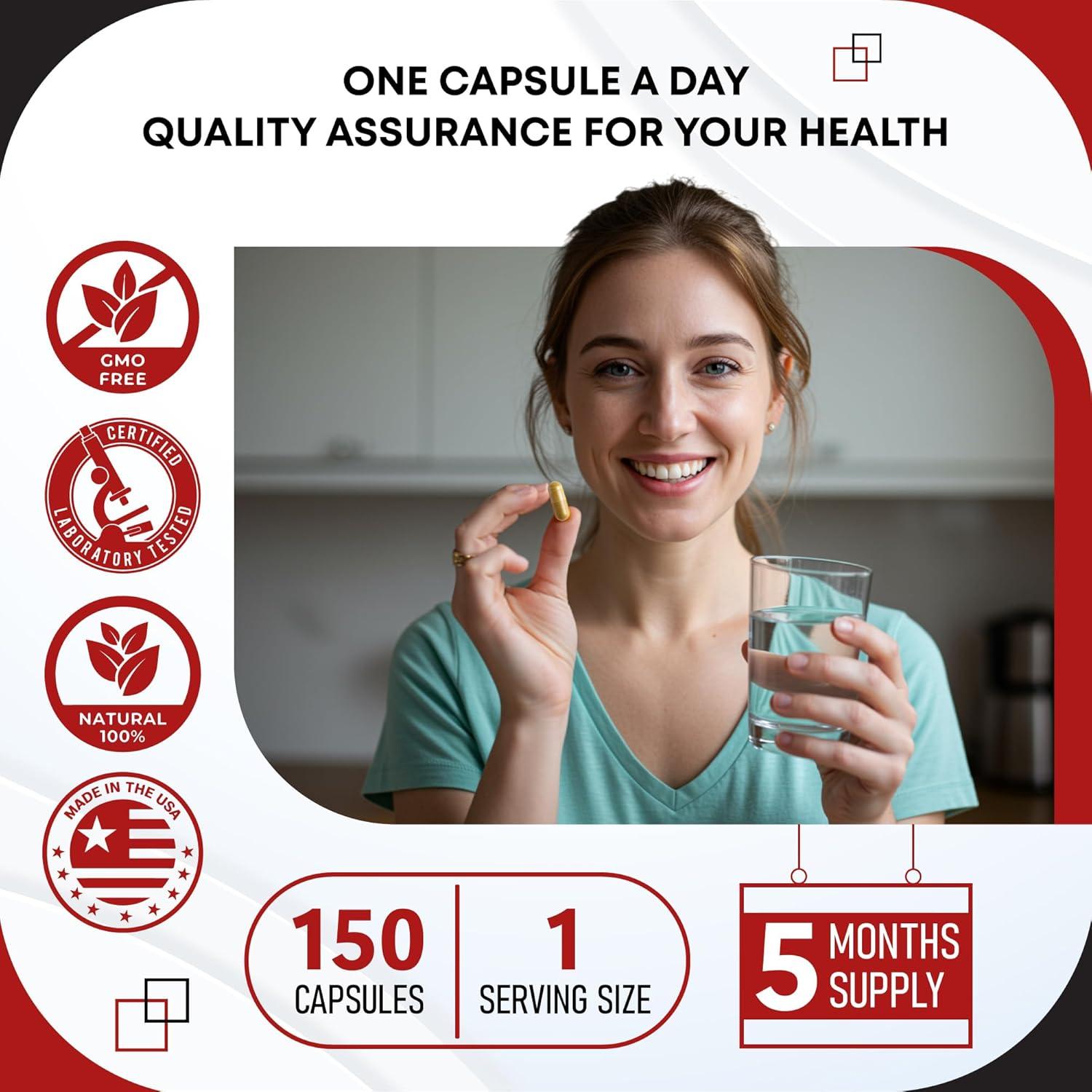 Suplemento de Pimienta de Cayena Gudomet 150 Cápsulas 500mg