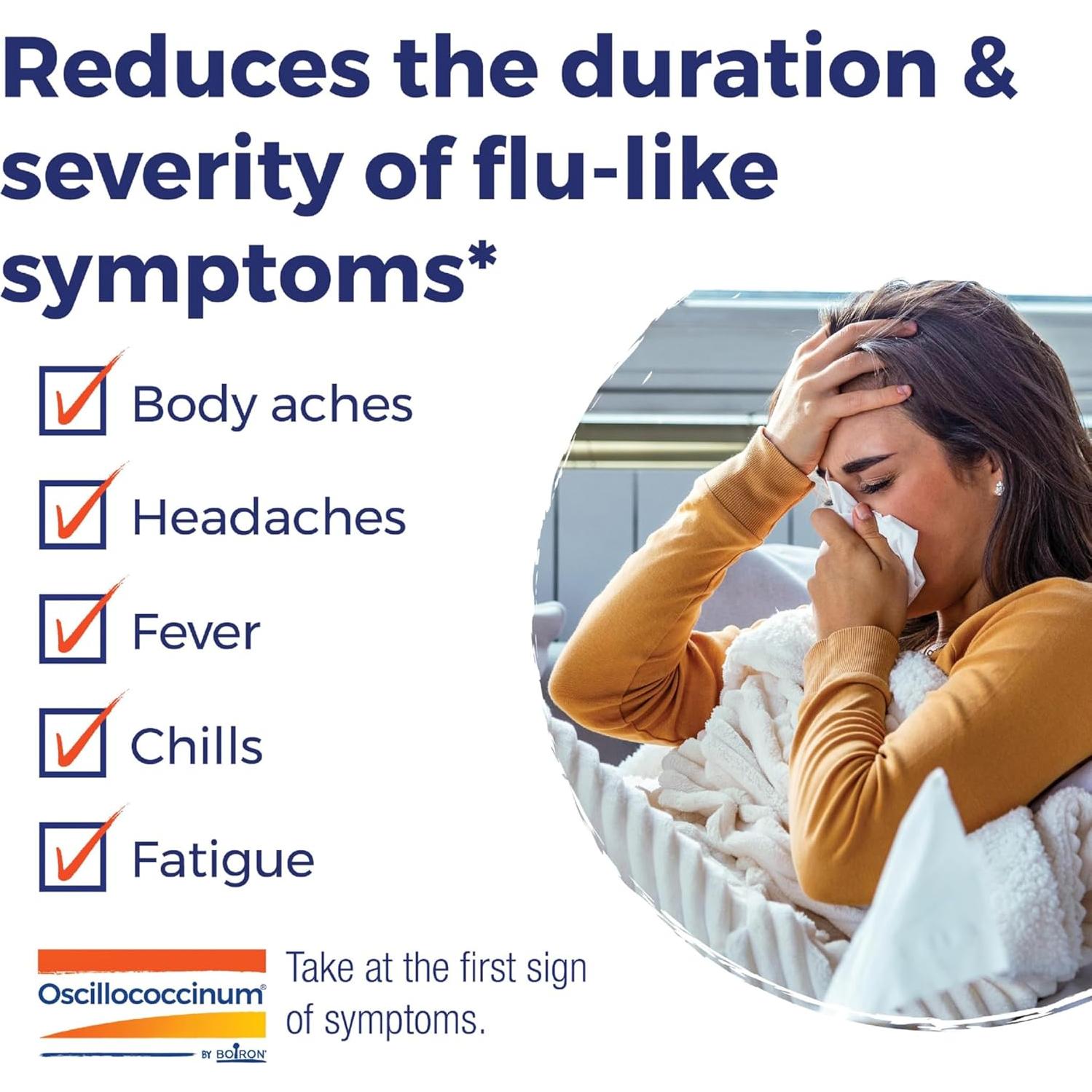 Oscillococcinum Boiron 6 Dosis - Alivio Homeopático Gripe