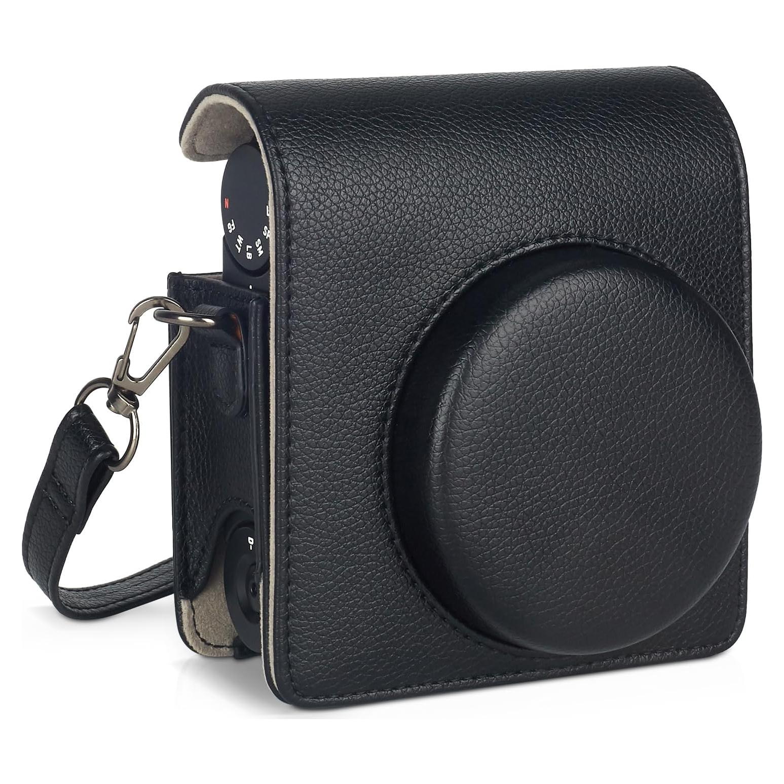 Funda Protectora Phetium para Fujifilm Instax Mini 99 - Cuero PU Negro