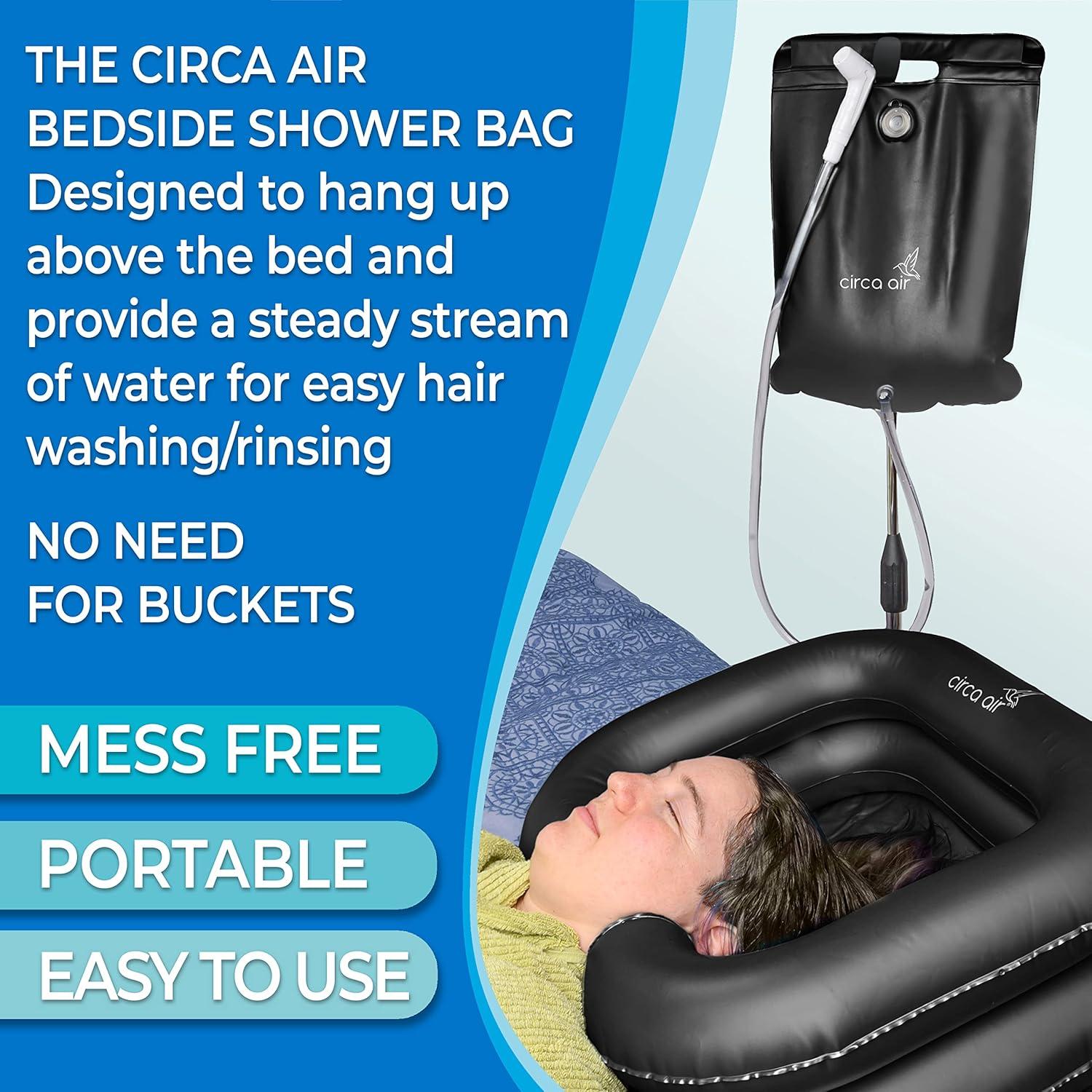 Bolsa de Ducha Portátil Circa Air 9.5L para Lavar Cabello