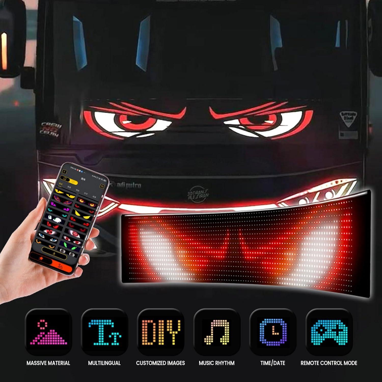 Luces Ojos Demonio WLOSDMW LED Flexible Control Remoto