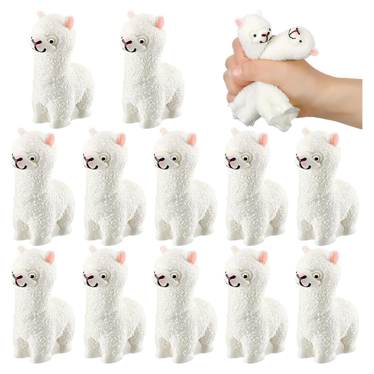 Set de 12 Juguetes Antiestrés Alpaca Meooeck - Mini Llama