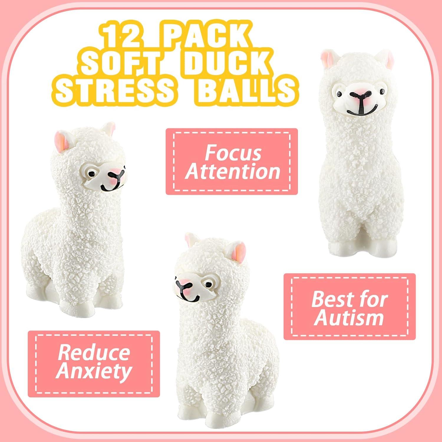 Set de 12 Juguetes Antiestrés Alpaca Meooeck - Mini Llama