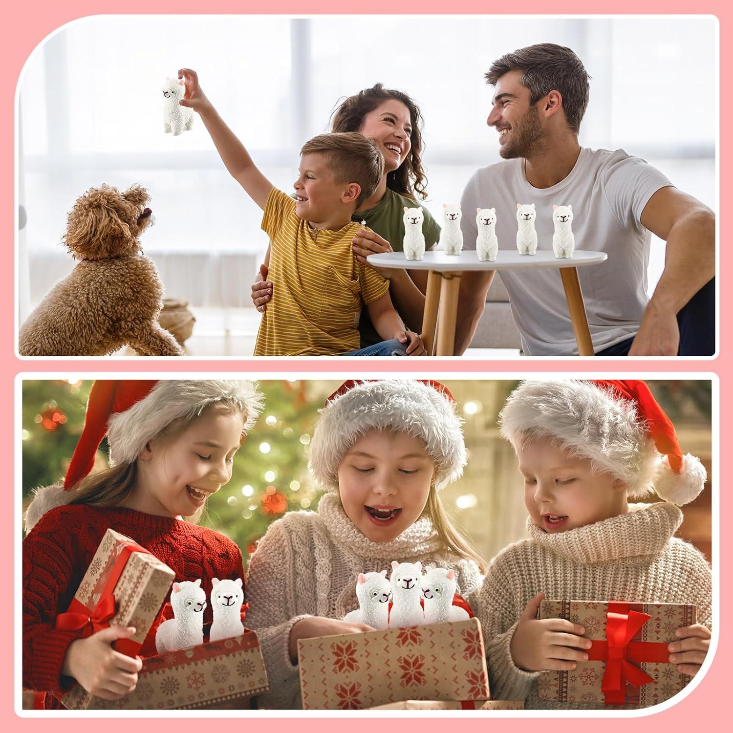 Set de 12 Juguetes Antiestrés Alpaca Meooeck - Mini Llama