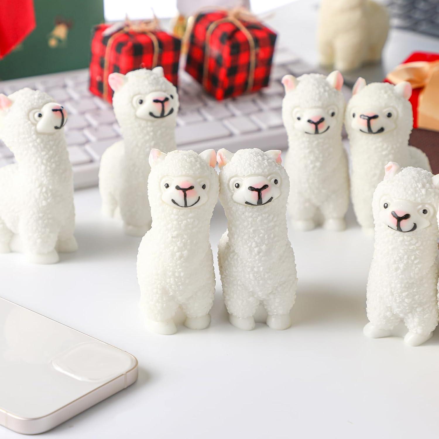 Set de 12 Juguetes Antiestrés Alpaca Meooeck - Mini Llama