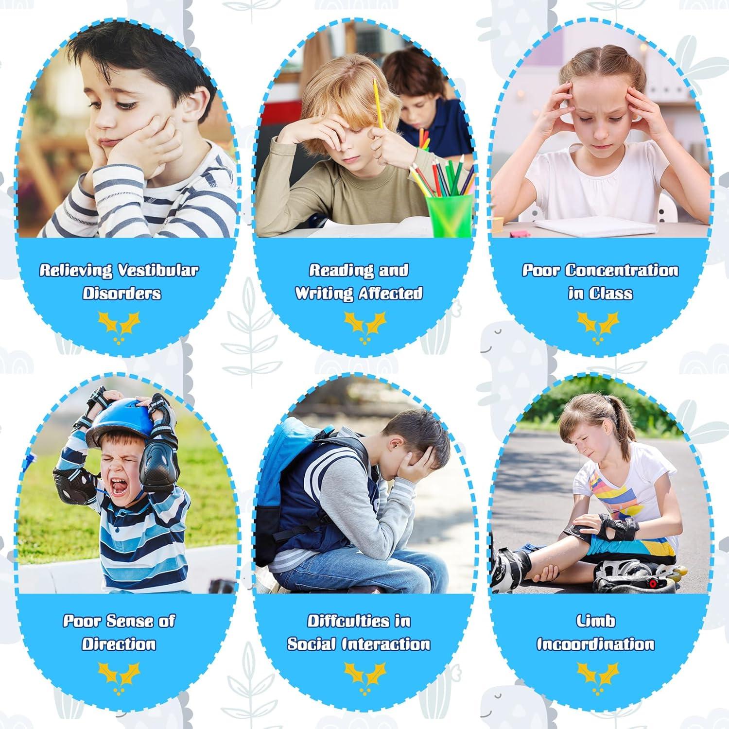 Silla Giratoria Sensorial UHCEMT Azul para Niños Autistas