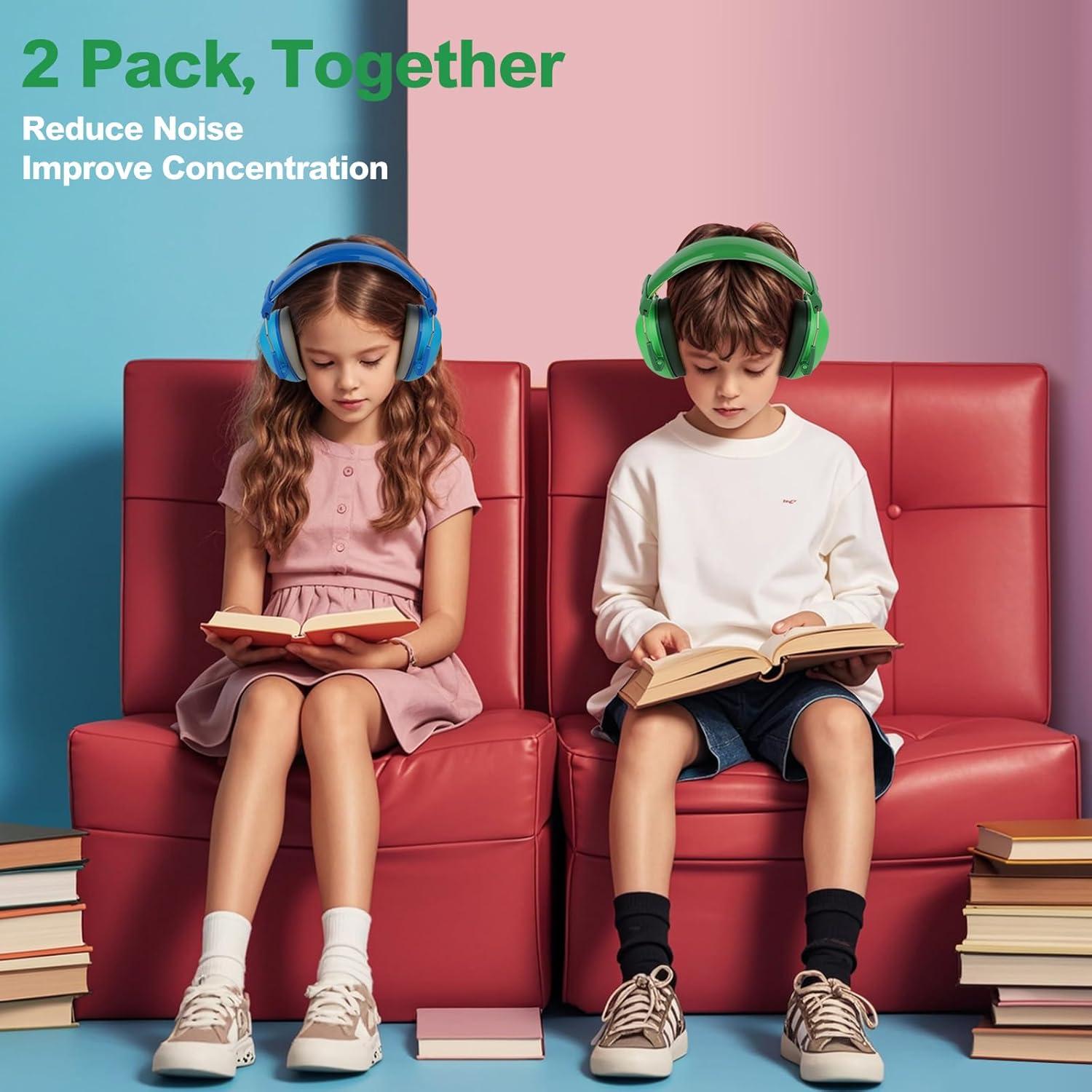 Paquete de 2 Auriculares con Cancelación de Ruido Floriogra 28dB