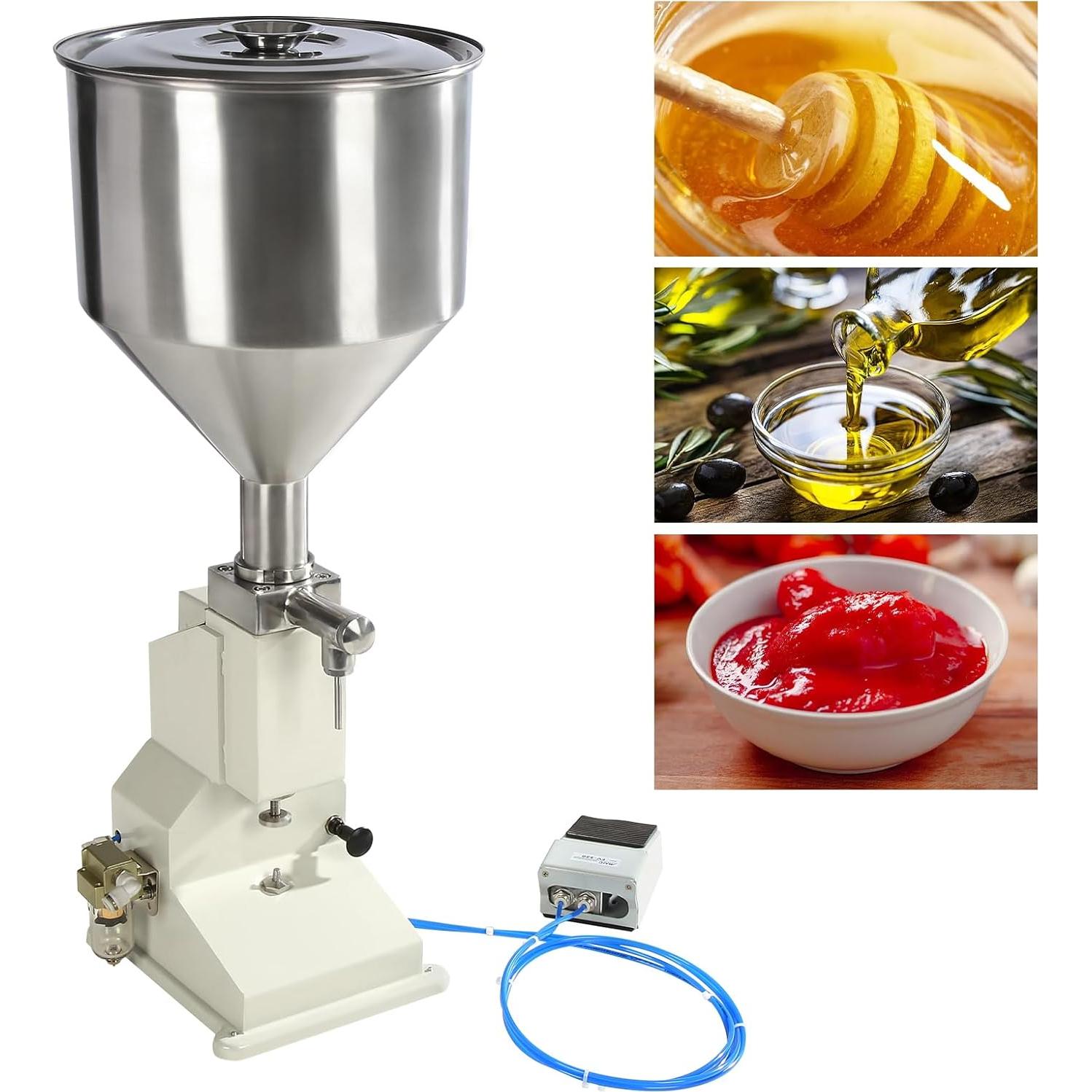 Máquina de Llenado Neumática Acero Inoxidable A02 5-50g