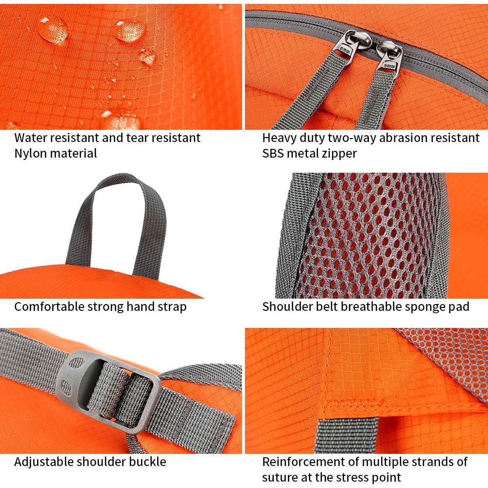 Mochila Plegable Impermeable FENGDONG 35L para Senderismo