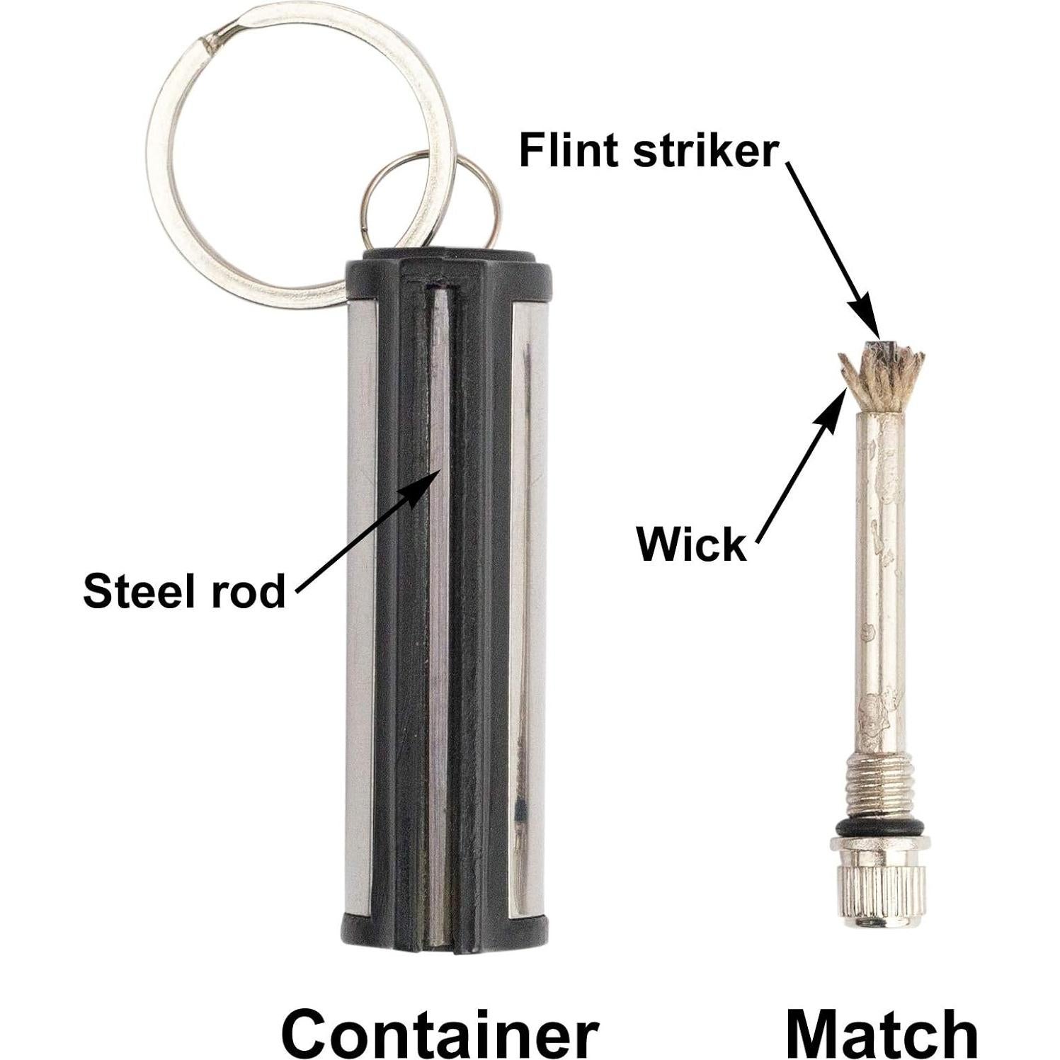 Encendedor Permanente SURVIVE Paquete de 5 a Prueba de Agua
