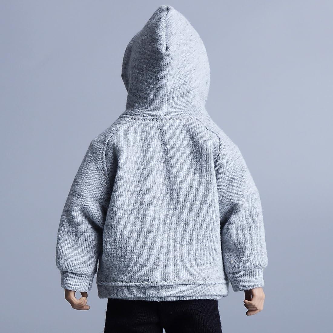 Ropa Deportiva Diaria para Muñeco 1/12 Meetoget Gris