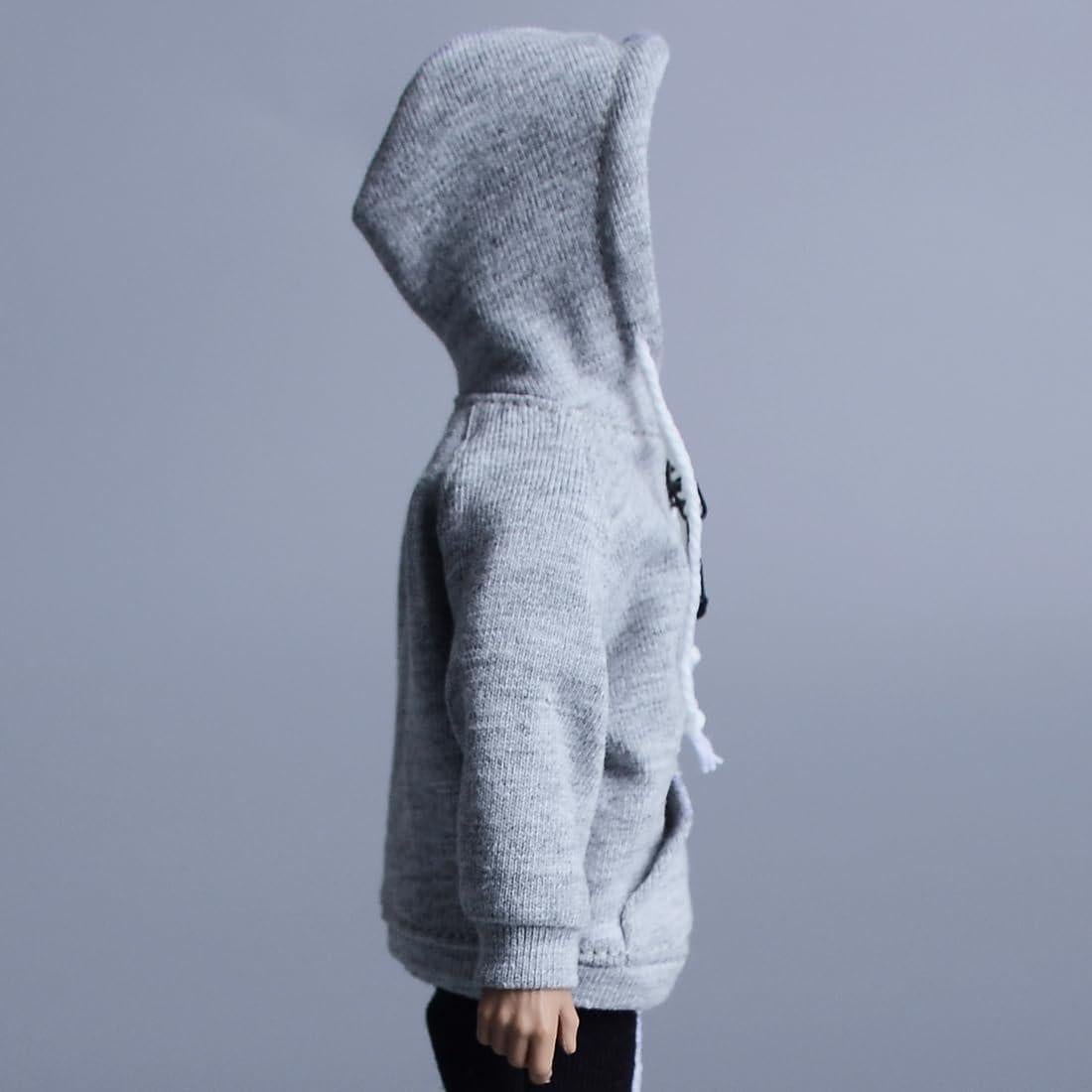 Ropa Deportiva Diaria para Muñeco 1/12 Meetoget Gris