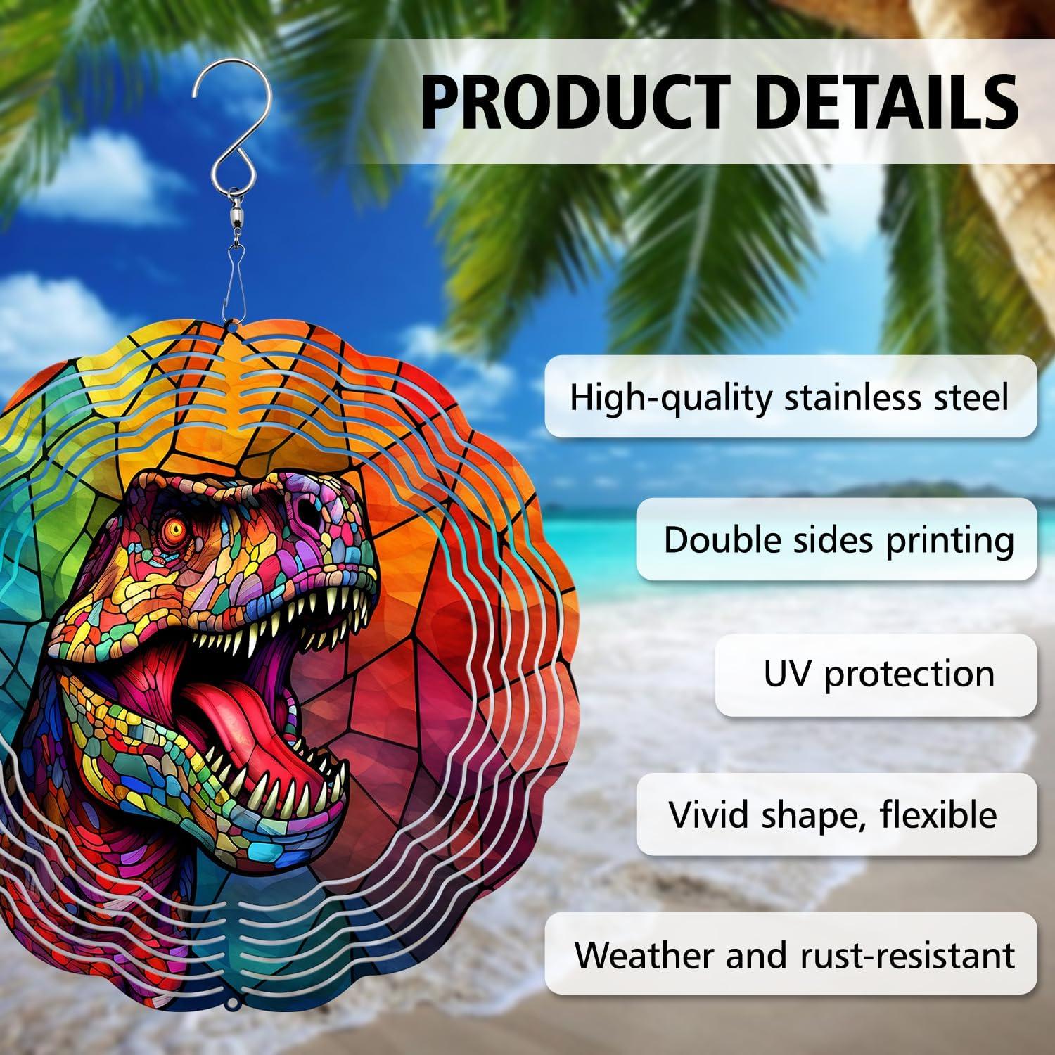 Giro de Viento Colgante Dinosaurio PODMemory 25.4 cm