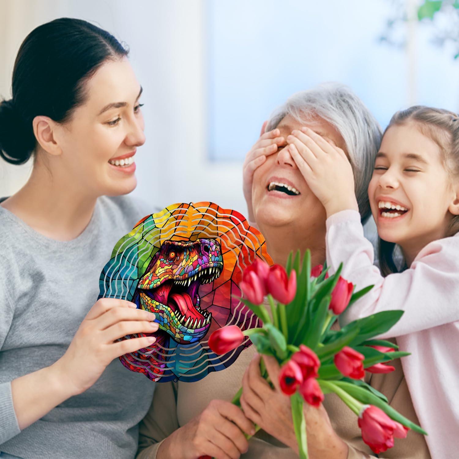 Giro de Viento Colgante Dinosaurio PODMemory 25.4 cm