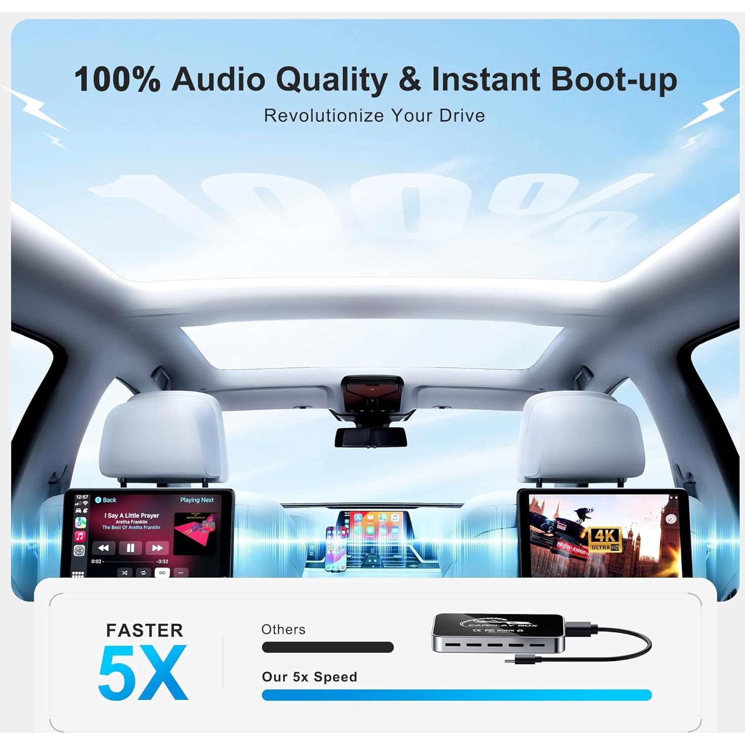 Adaptador Inalámbrico CarPlay FAIMEE T11 4GB RAM 32GB ROM