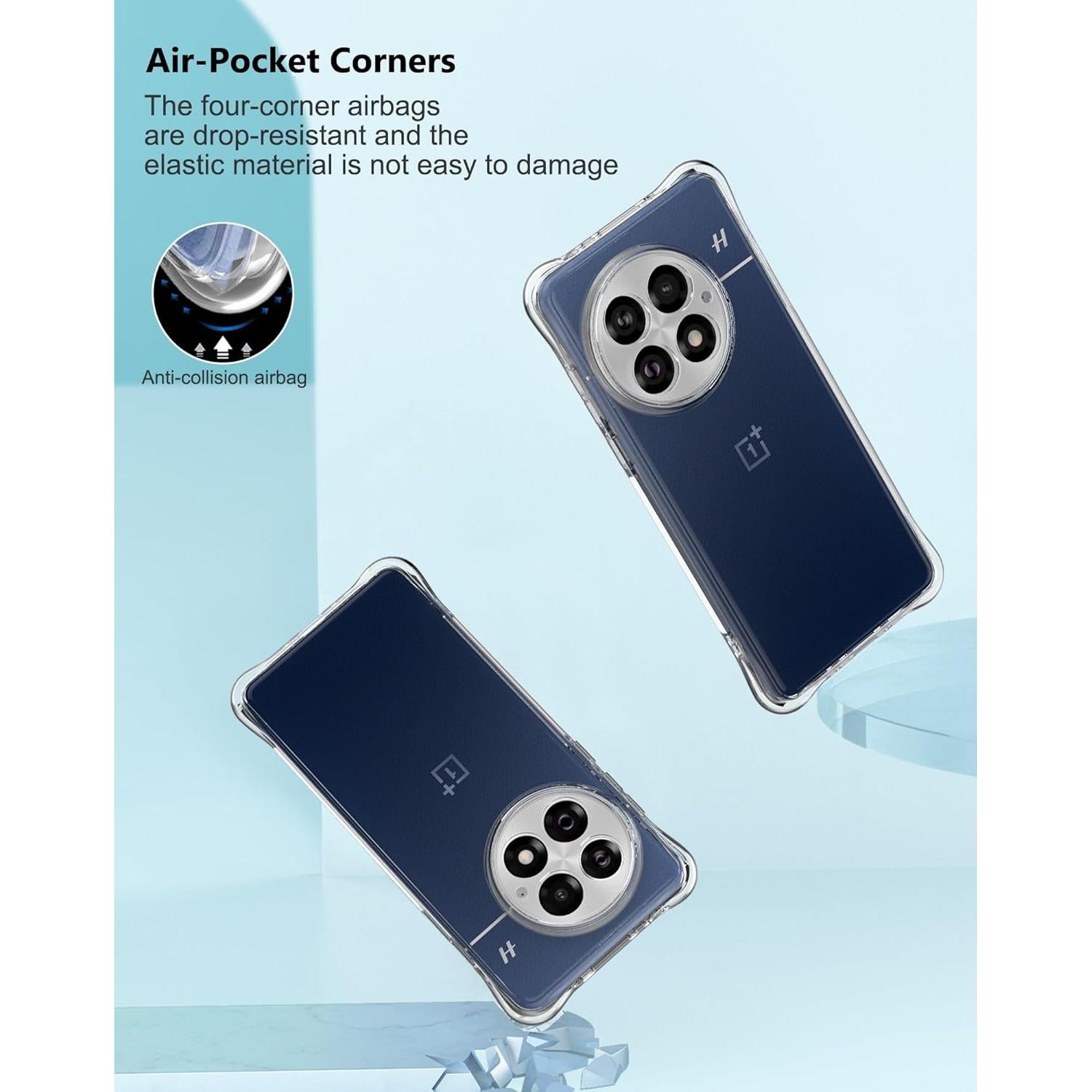 Funda Transparente TPU OnePlus 13 con Esquinas Reforzadas