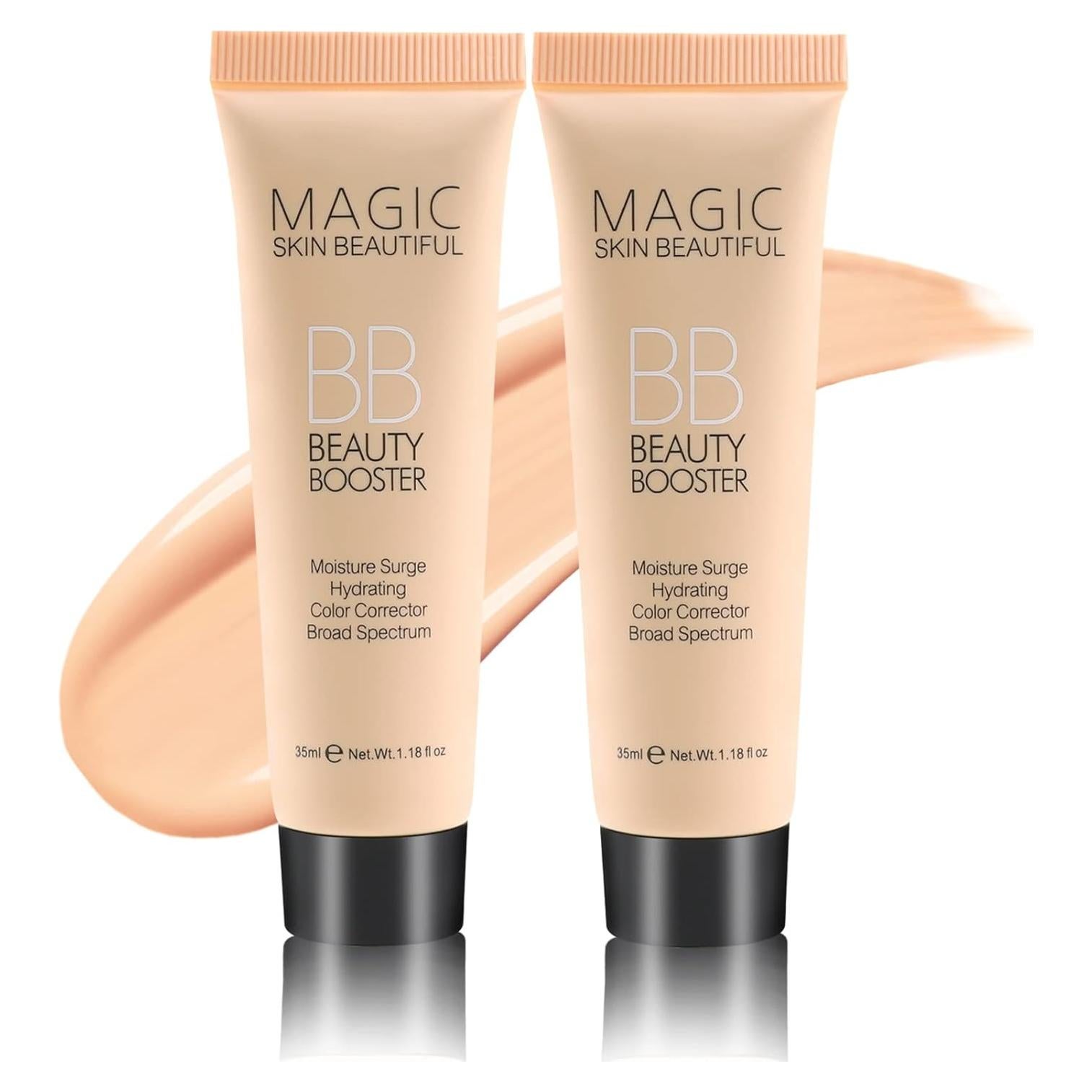 Crema BB Hidratante Boobeen 3 en 1, 5.1g x 2, Color Profundo