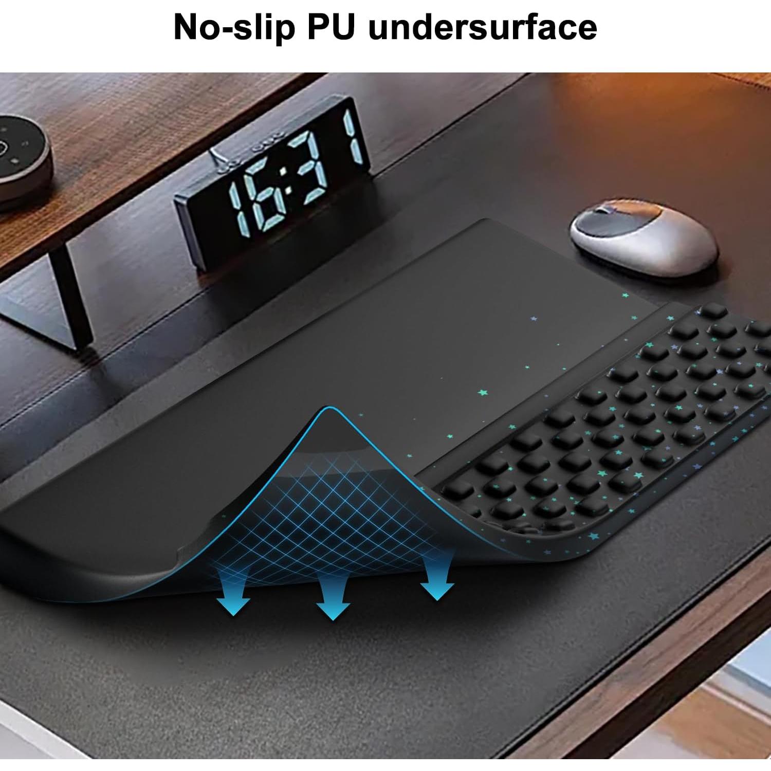 Soporte Ergonómico para Teclado Jinaply con Reposamuñecas Azul