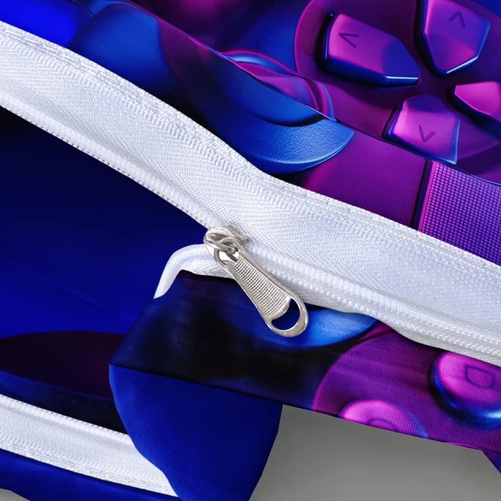 Juego de Funda de Edredón Twin Holiyjog Controlador de Juego 3D