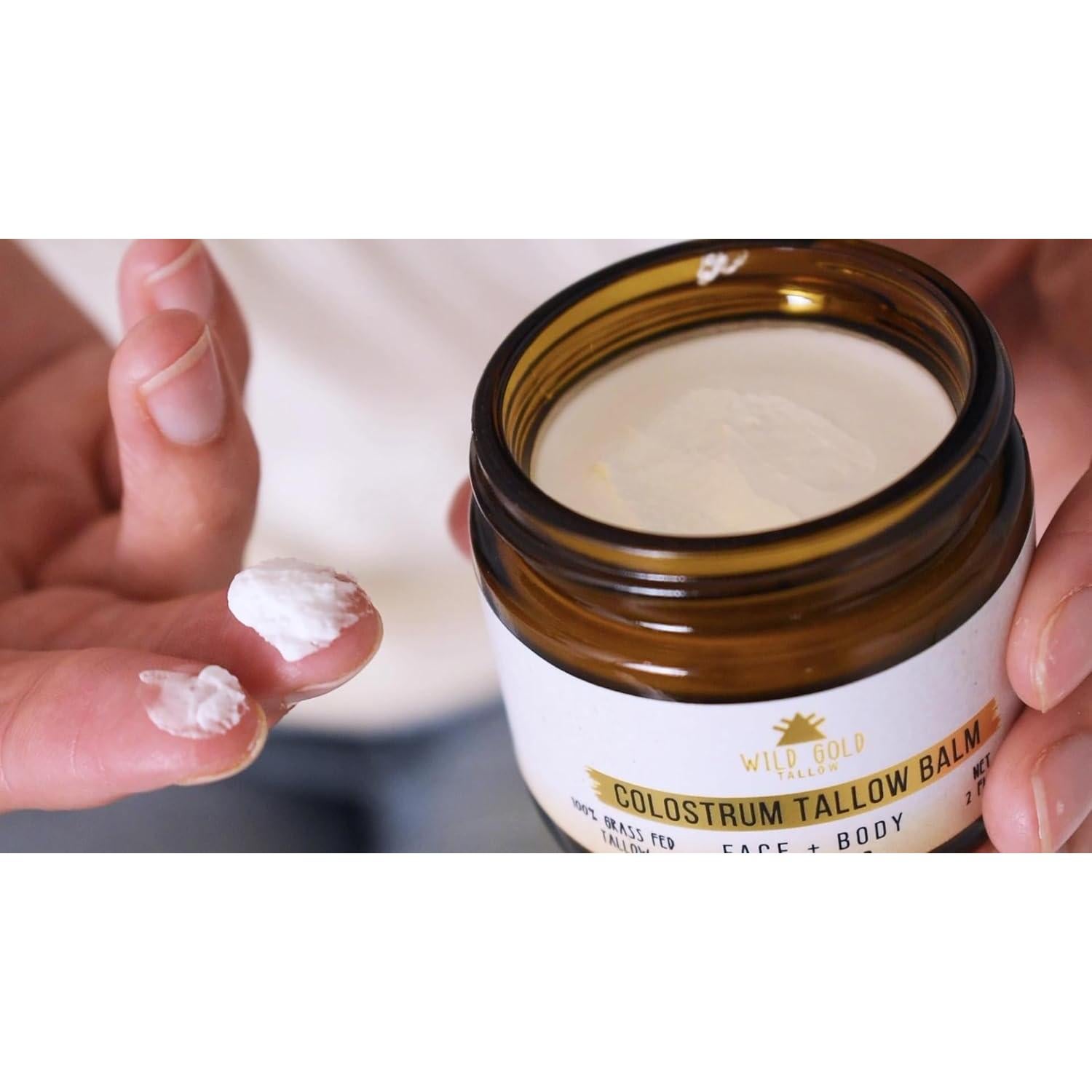 Bálsamo de Sebo Wild Gold Tallow 56.7g con Calostro y Aceite de Emú