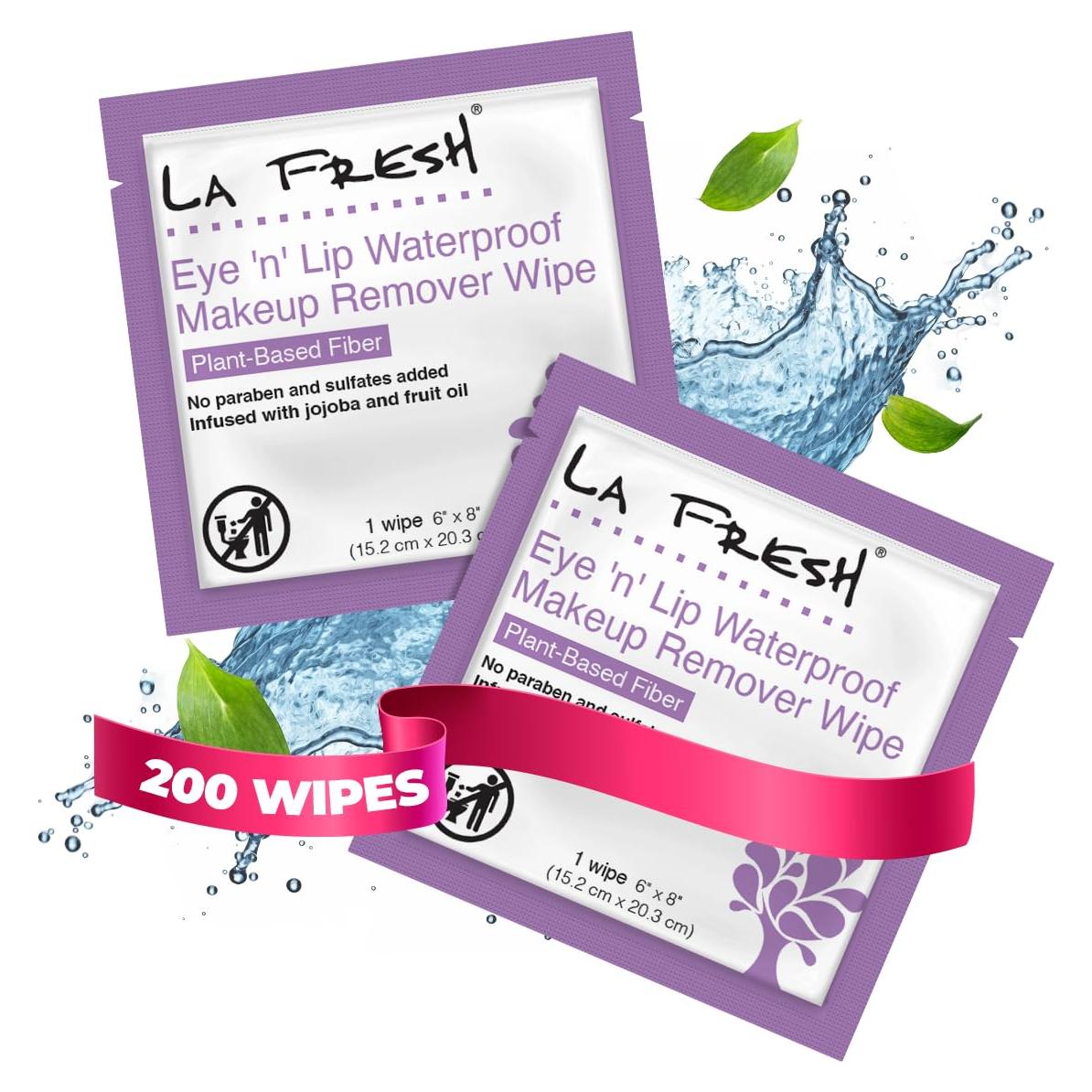 Toallitas Desmaquillantes LA Fresh 200 Unidades Hidratantes