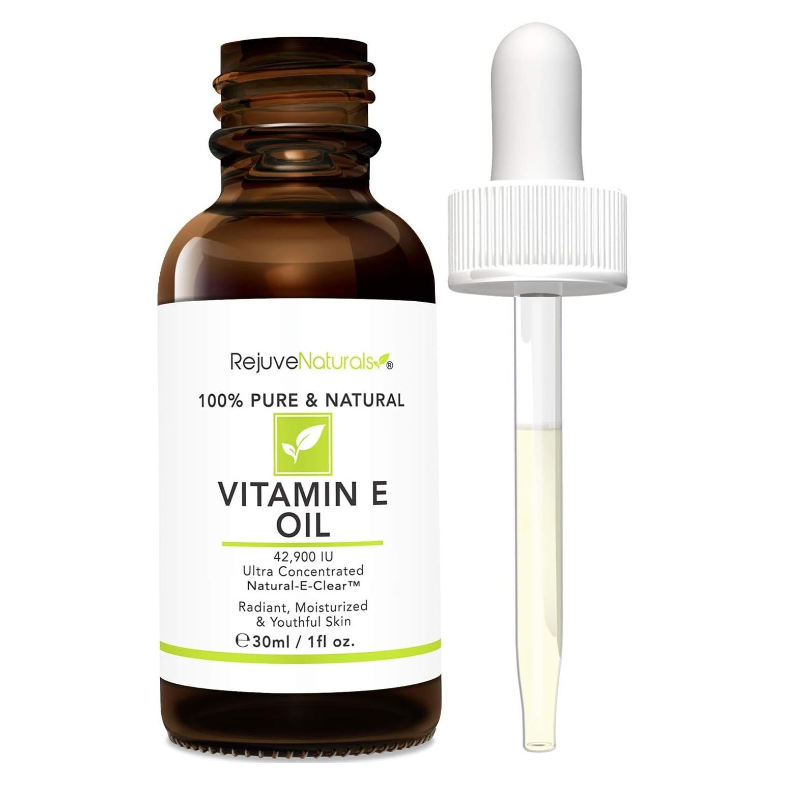 Aceite de Vitamina E Natural RejuveNaturals 30 ml - Hidratante