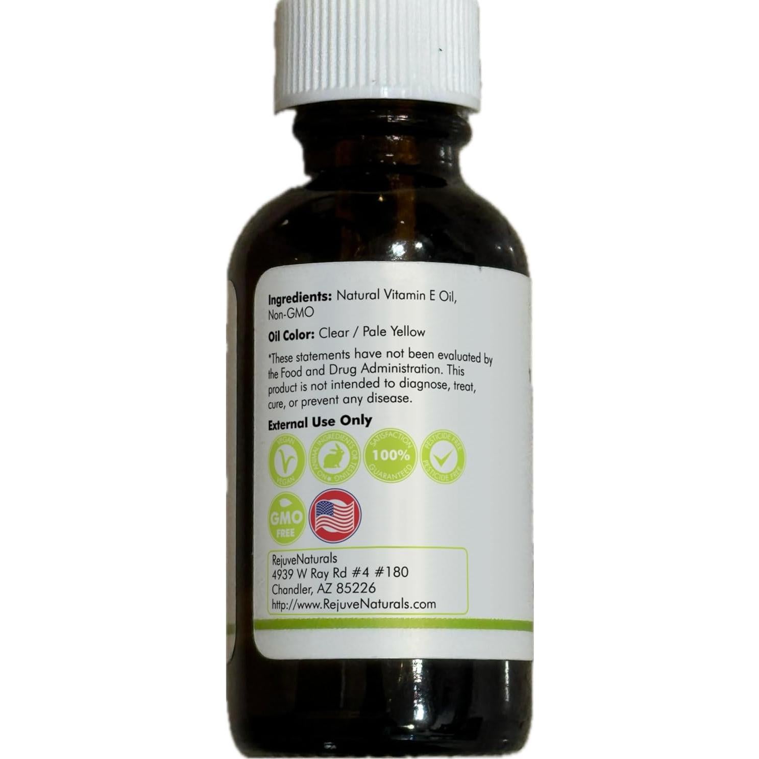 Aceite de Vitamina E Natural RejuveNaturals 30 ml - Hidratante