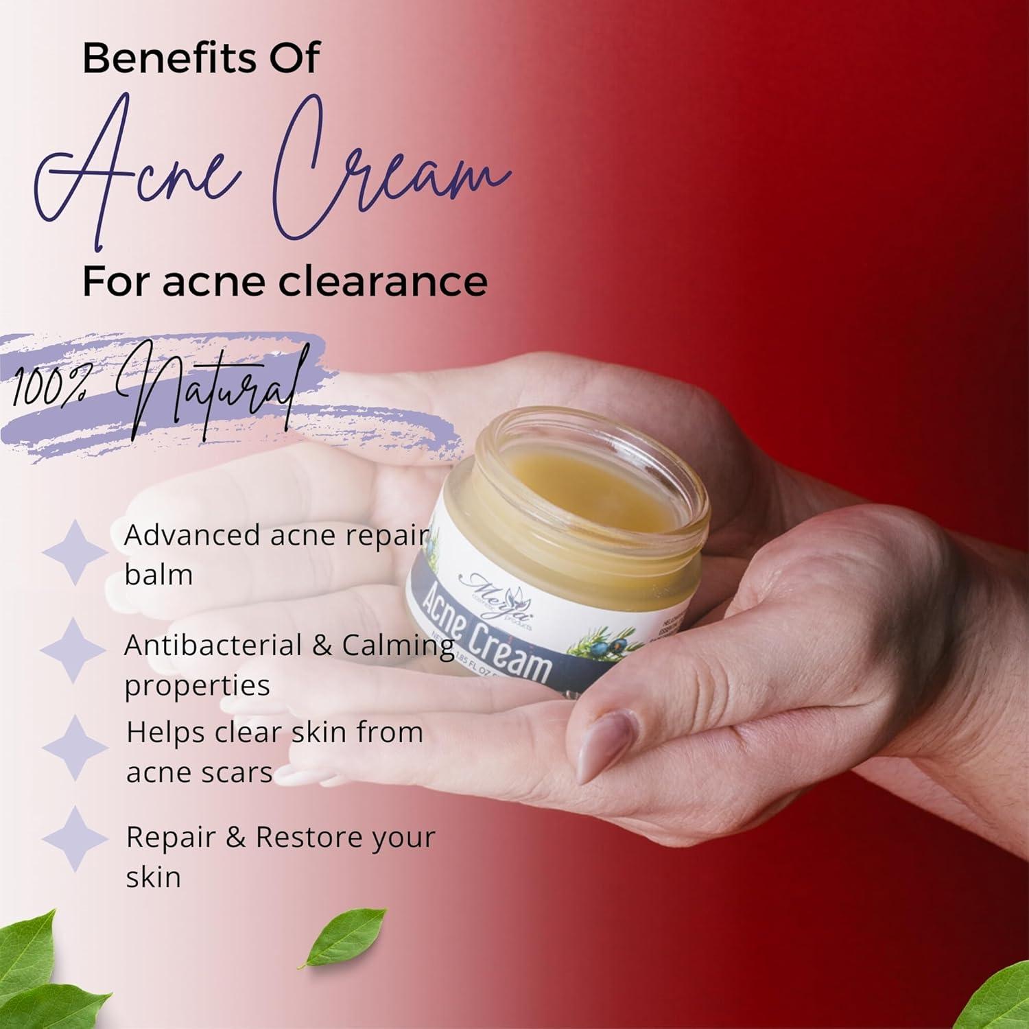 Crema Hidratante Facial Anti Acné Merja Herbs 55ml Natural