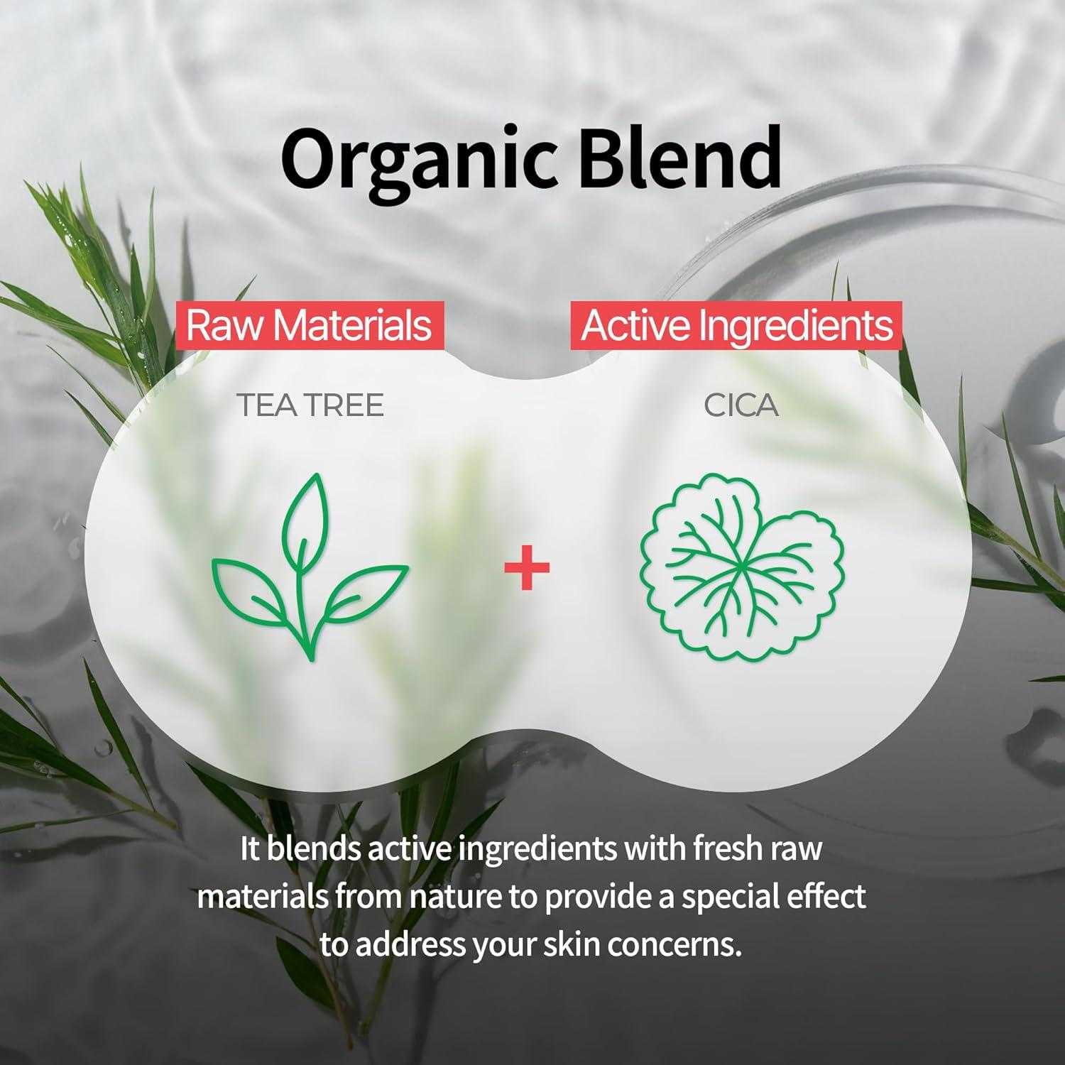 BRING GREEN TEA TREE CICA FRESH MASK (10 Count) | Daily Skincare Routine, Vegan Facial Mask Sheet for Calming, Moisturizing, Refreshing