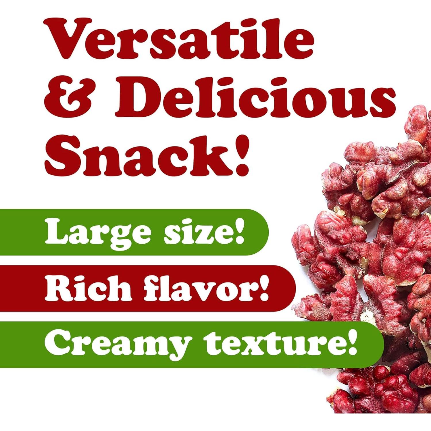 Nueces Rojas Crudas Food to Live 227g Sin Cáscara Kosher