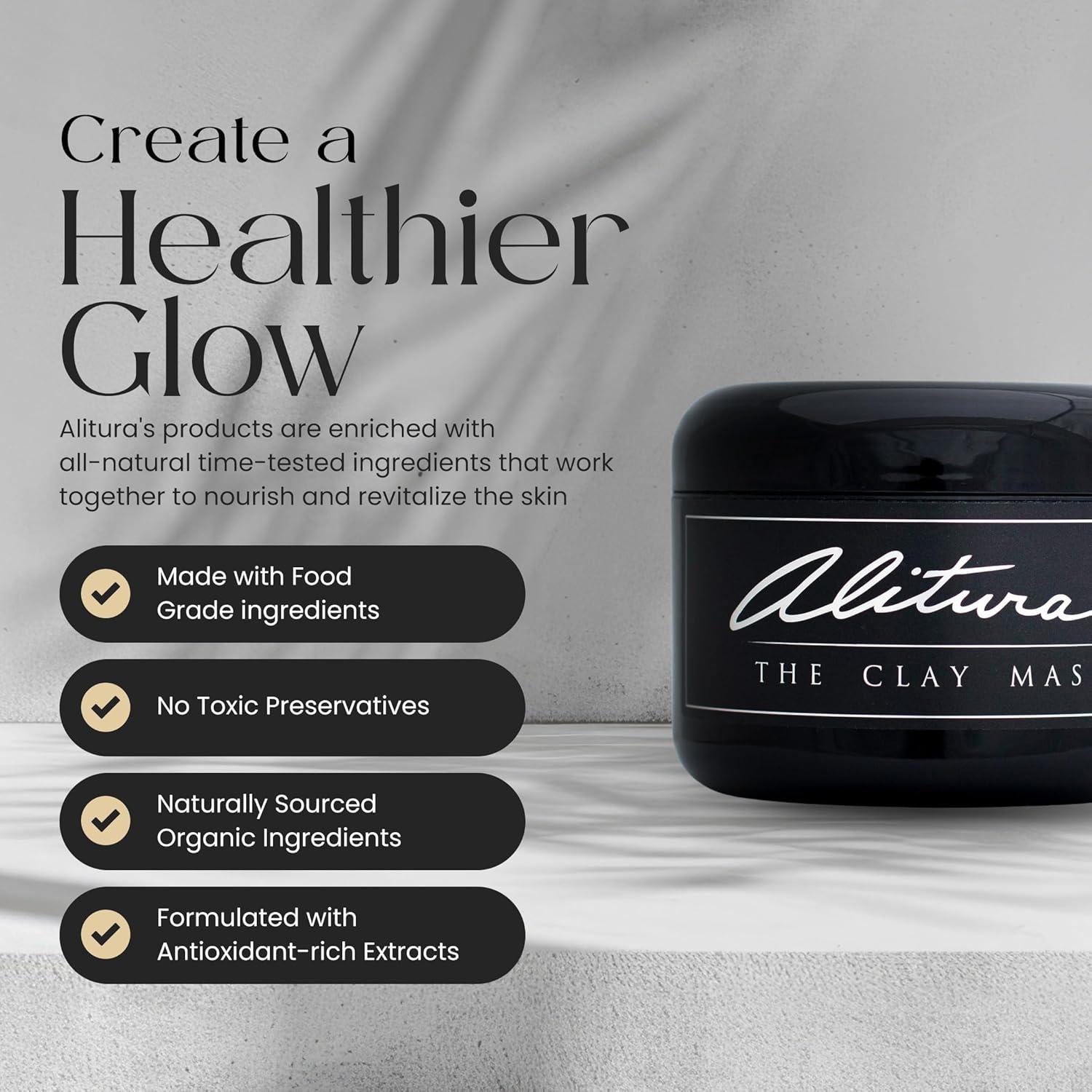 Mascarilla Facial de Arcilla Alitura 200g - Exfoliante y Antienvejecimiento