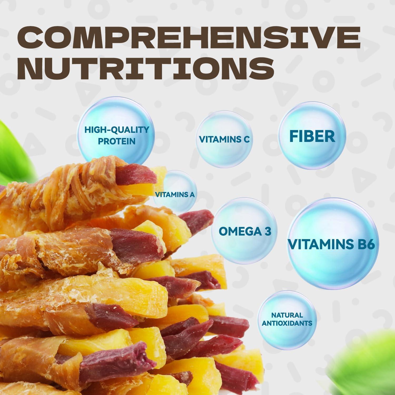 Galletas para Perros KUADELRO Pollo y Doble Batata 300g