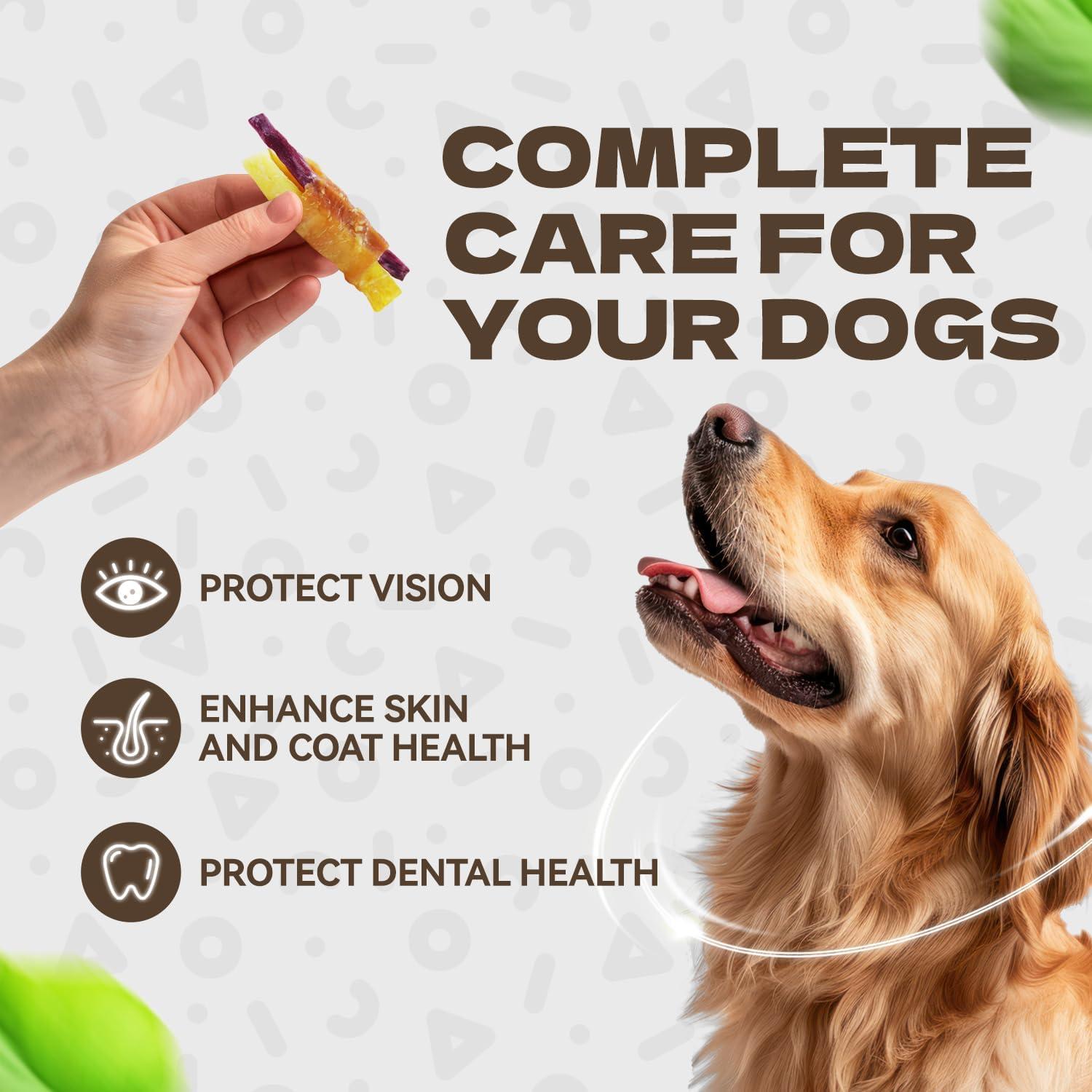 Galletas para Perros KUADELRO Pollo y Doble Batata 300g