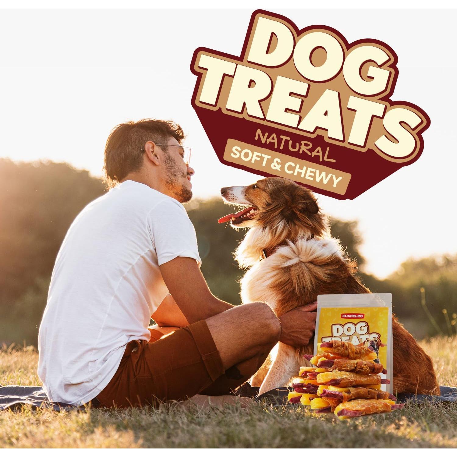 Galletas para Perros KUADELRO Pollo y Doble Batata 300g