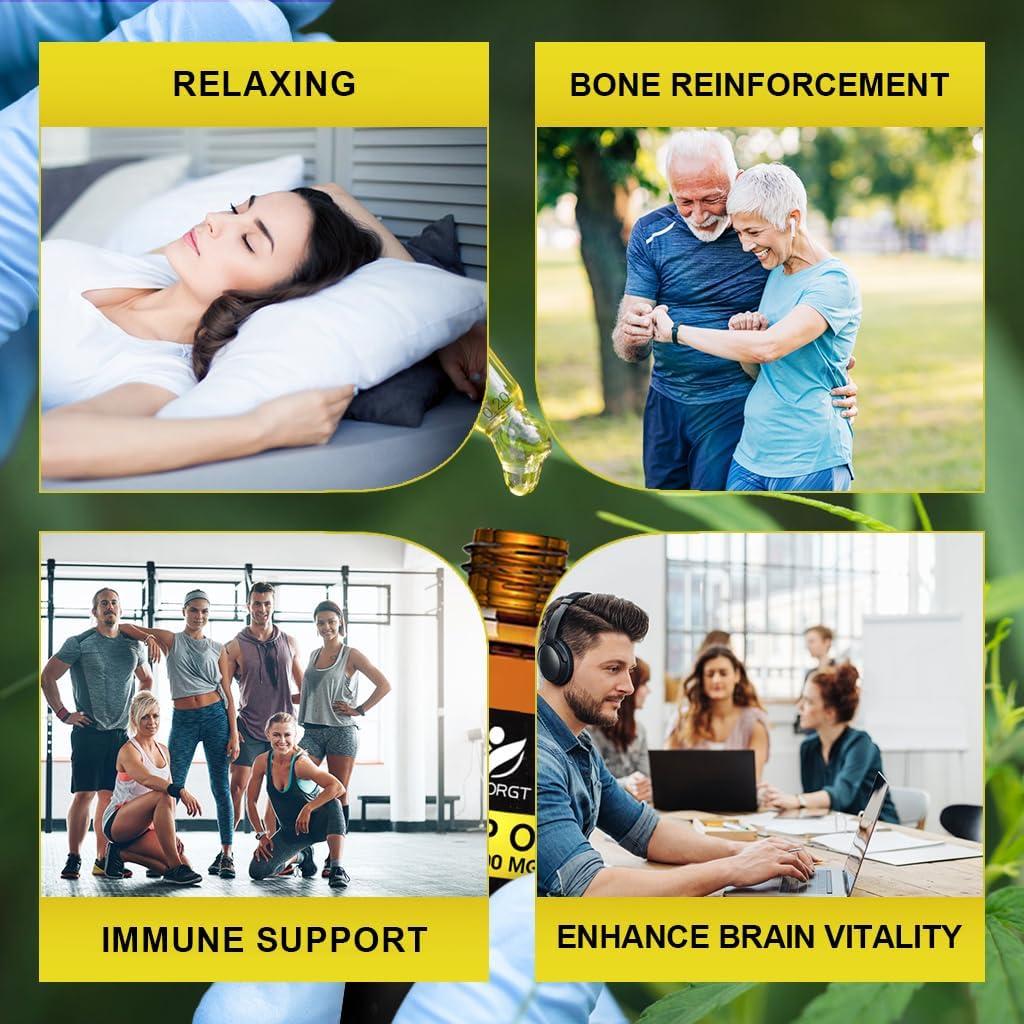 Aceite de Cañamo Orgánico WOGORGT 30mL - Paquete de 2