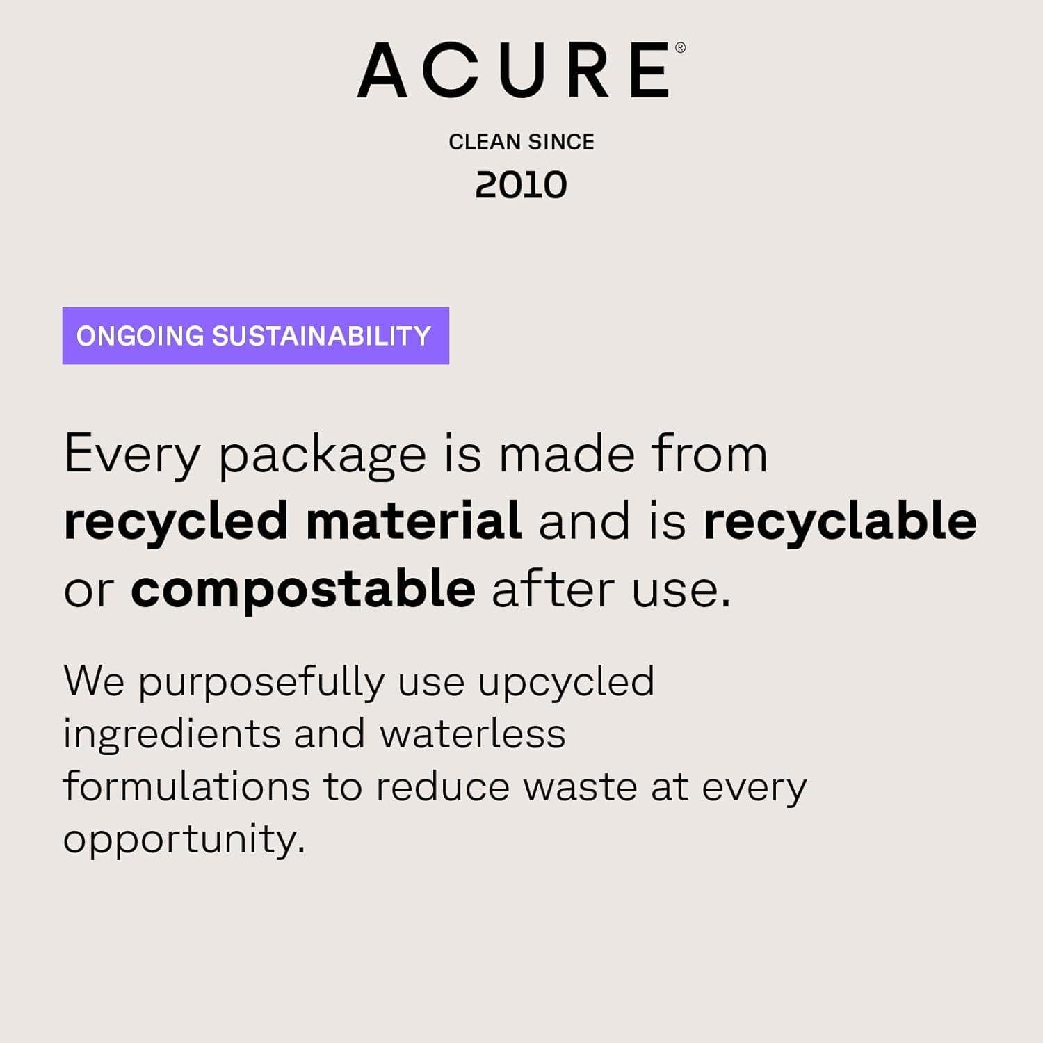 Crema Hidratante Suavizante Acure 50 ml - Piel Seca y Sensible