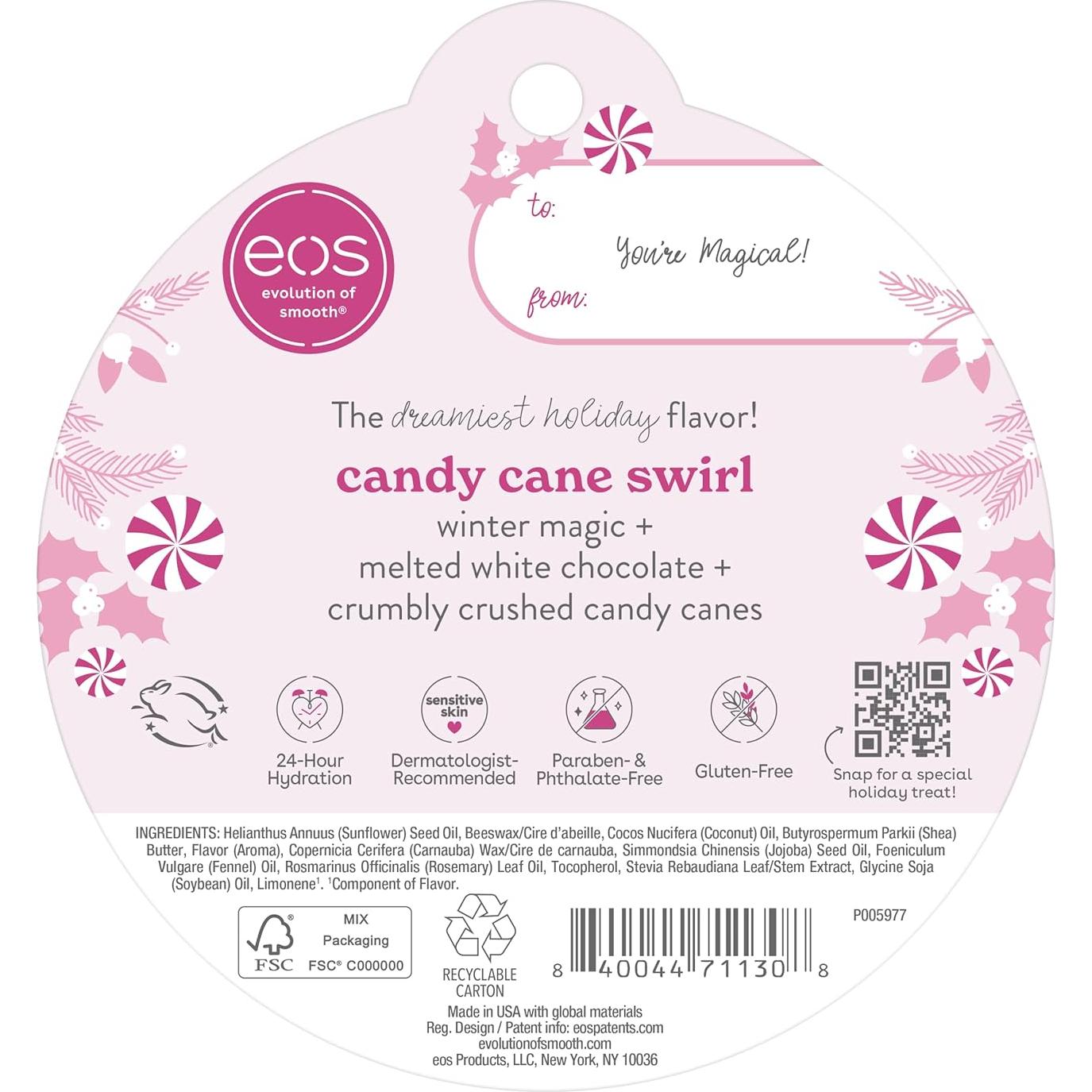 Bálsamo Labial eos Remolino de Caramelo 7.09 g - Edición Limitada