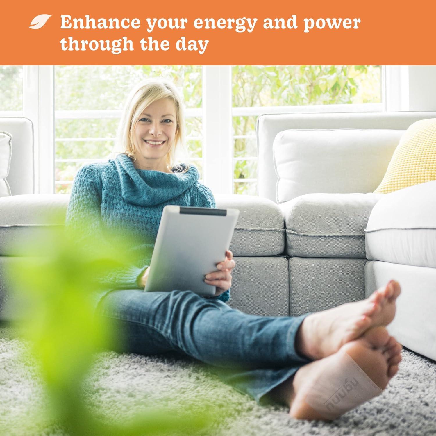 Almohadillas para pies Nuubu de jengibre - 10 unidades