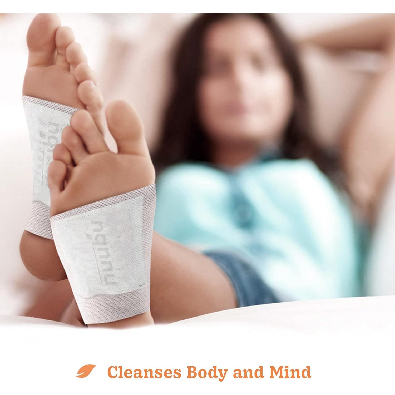 Almohadillas para pies Nuubu de jengibre - 10 unidades