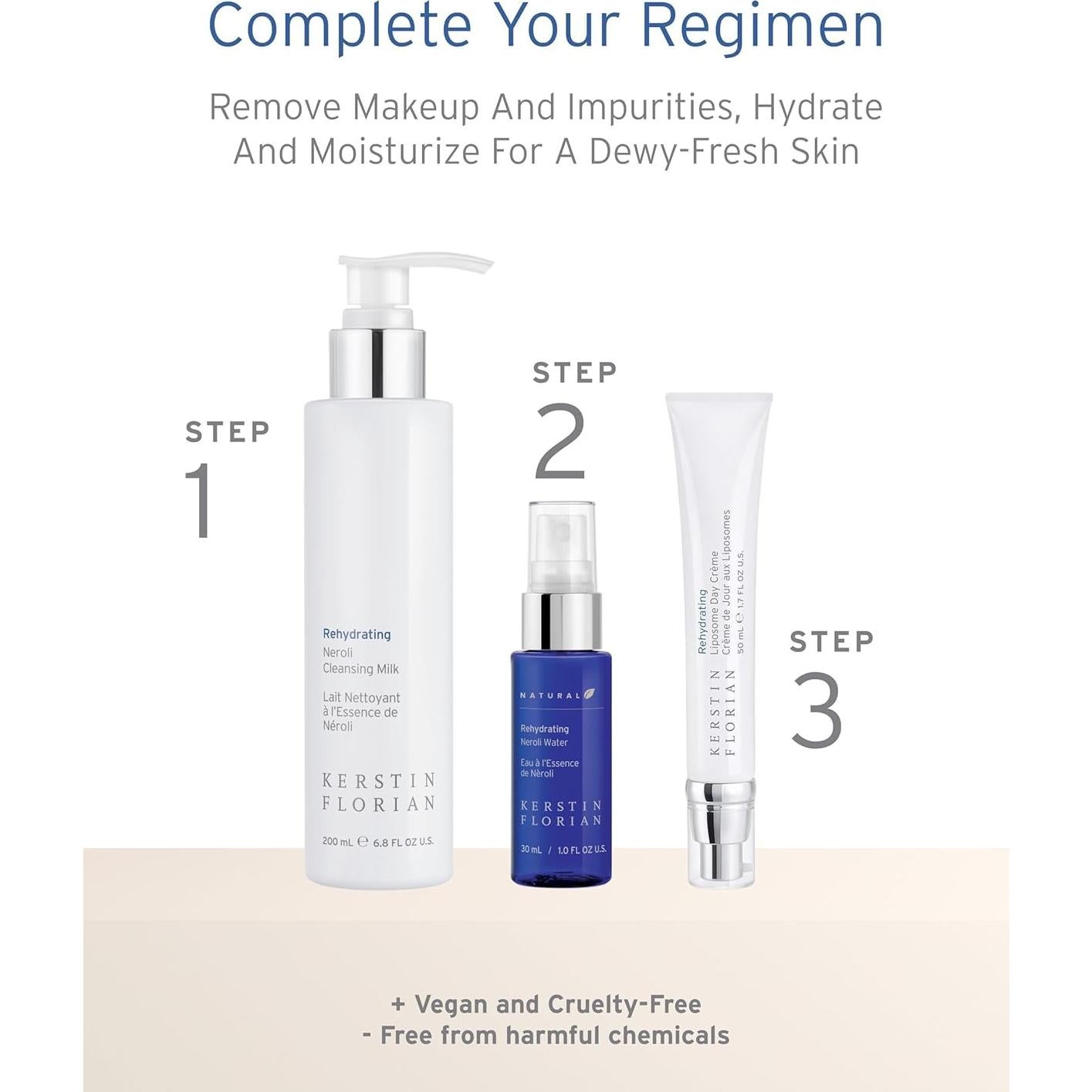 Spray Facial Hidratante Kerstin Florian Neroli 29.57 ml - Vegano