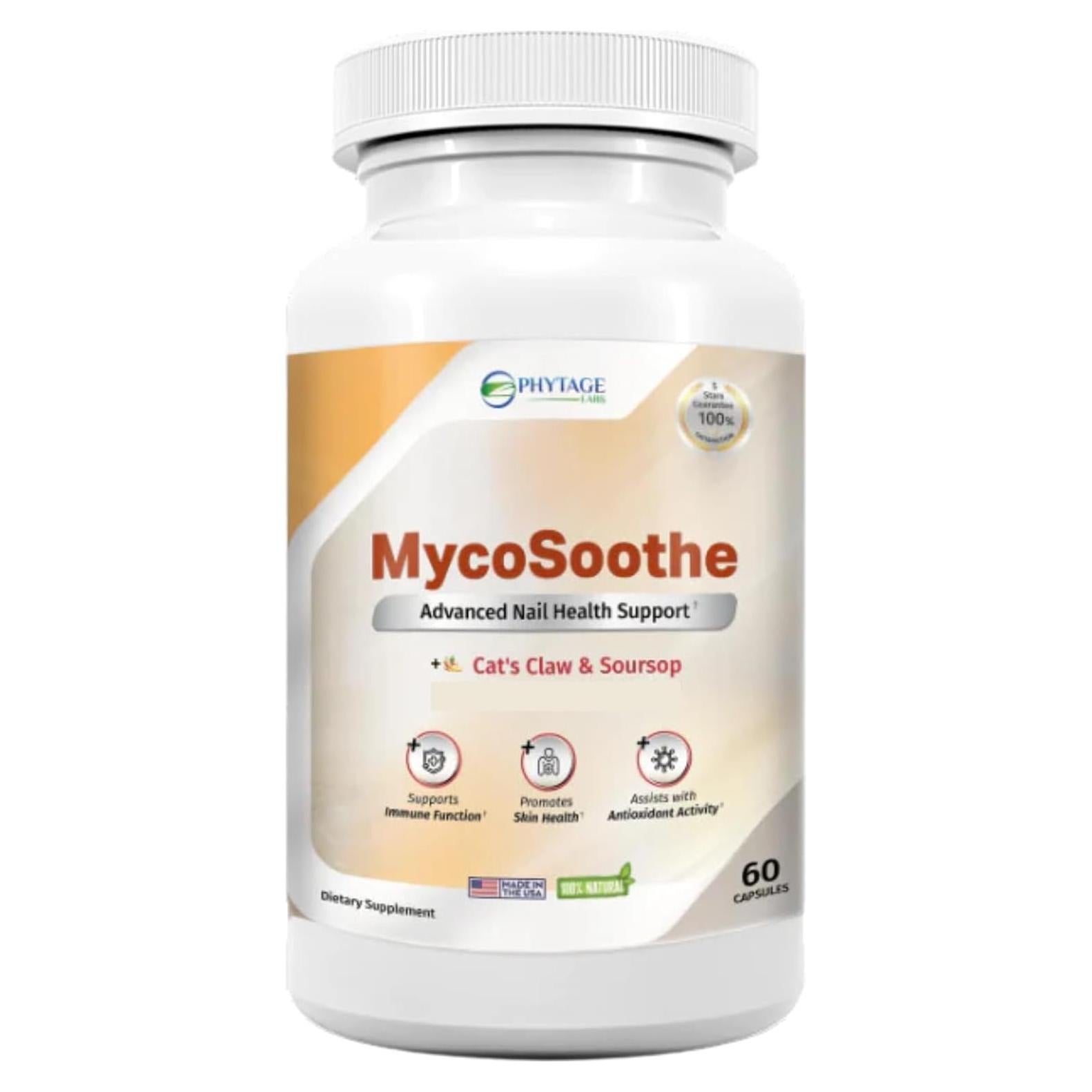 Suplemento Antioxidante MycoSoothe - 60 Cápsulas para Uñas y Inmunidad