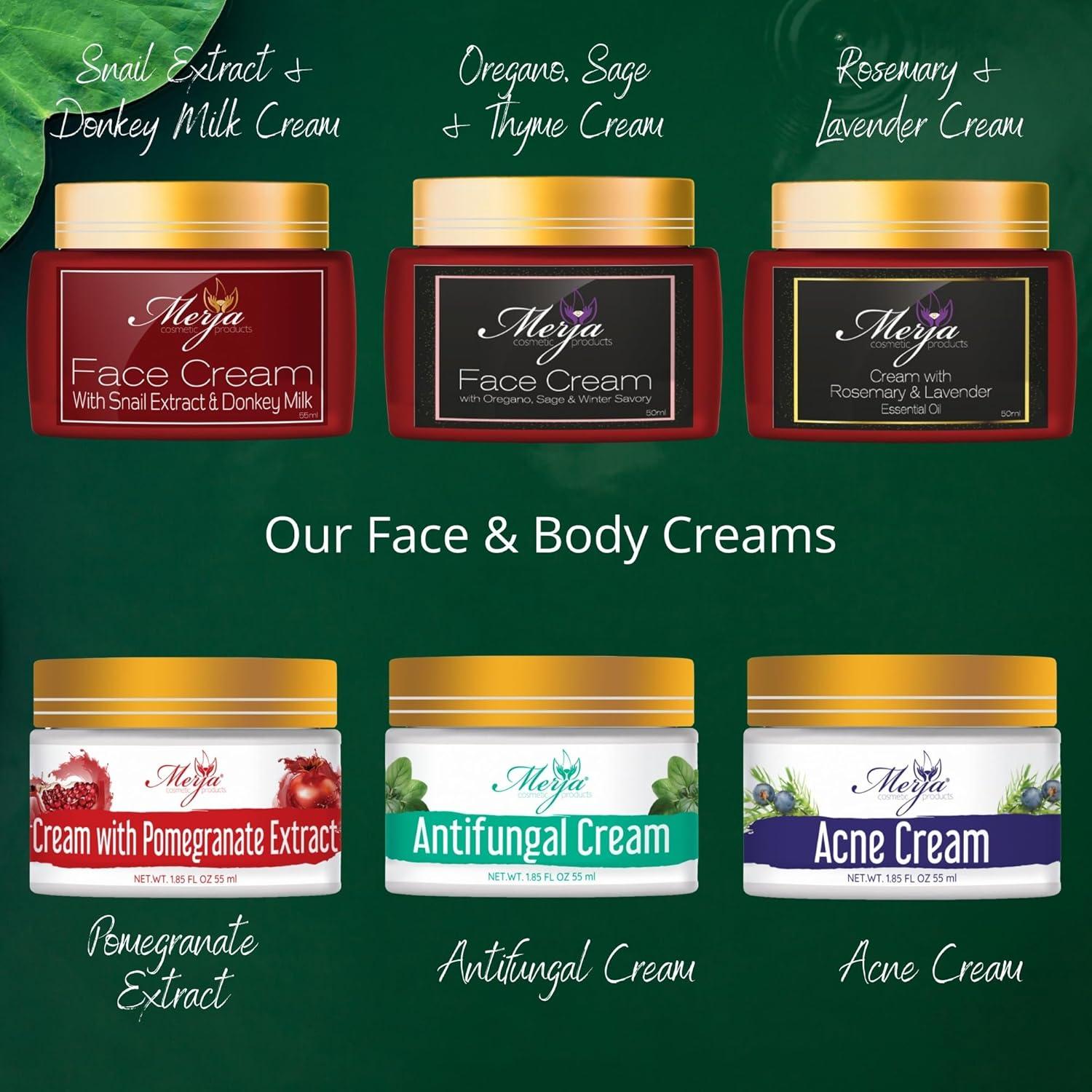 Crema Hidratante Facial Merja para Hombres 50ml - Antienvejecimiento