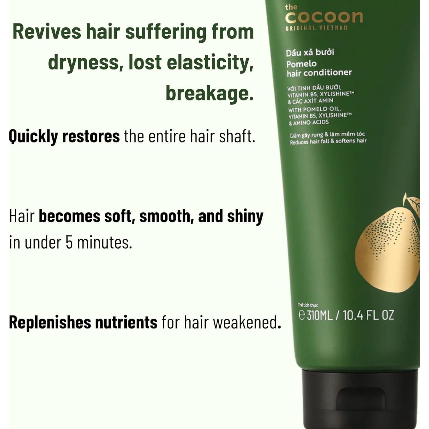 Set de Reparación Capilar Cocoon - Tónico, Champú, Acondicionador y Mascarilla