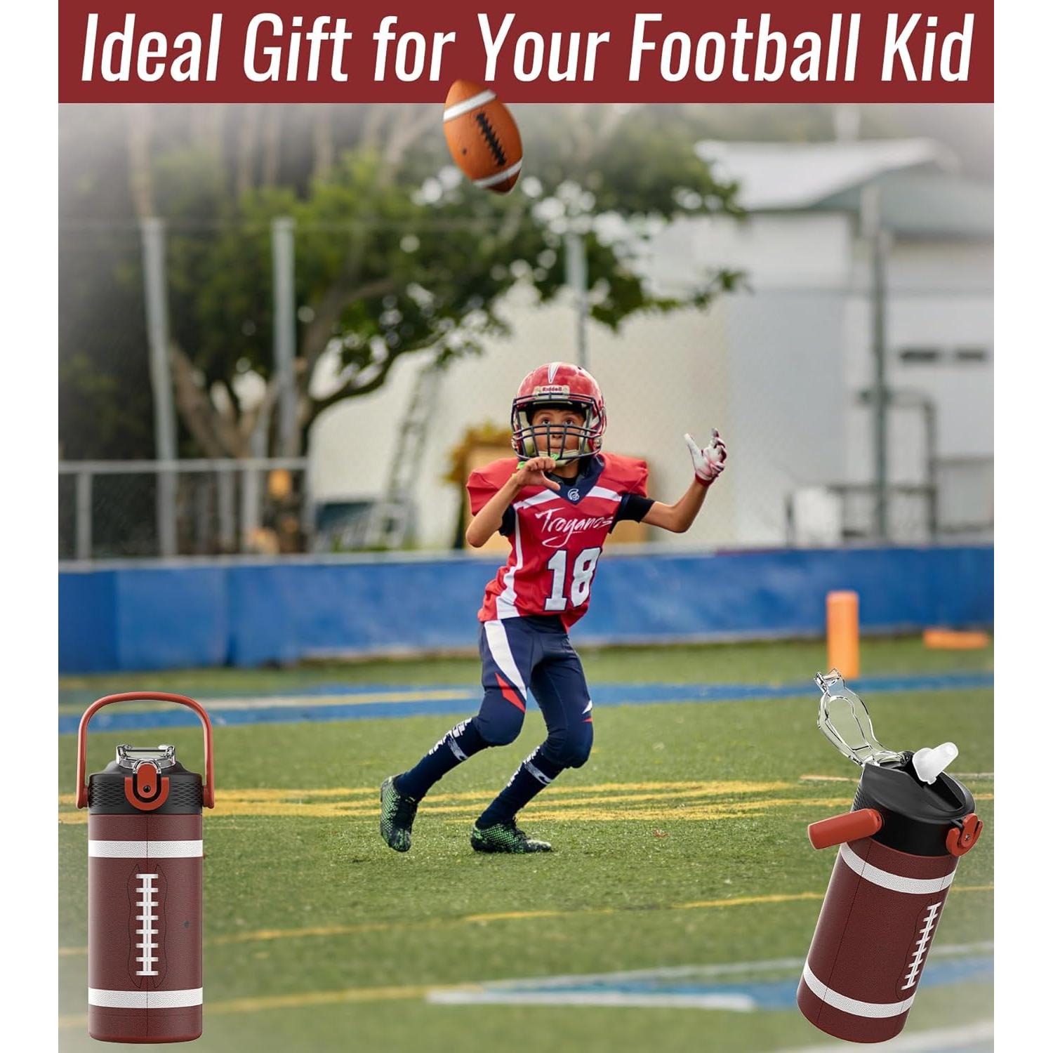 Botella de Agua Aislada MYFOREST 400ml Fútbol Americano