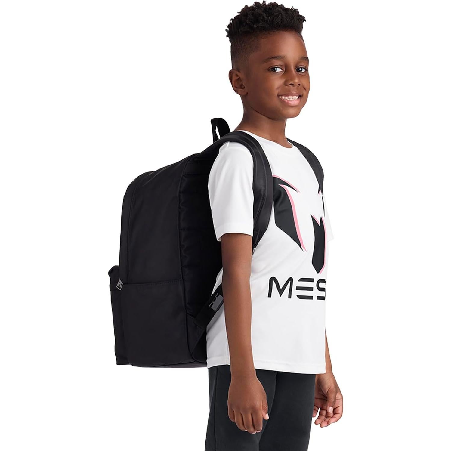 Mochila Messi Unisex con Bolsillos Ajustables 38x20x32cm