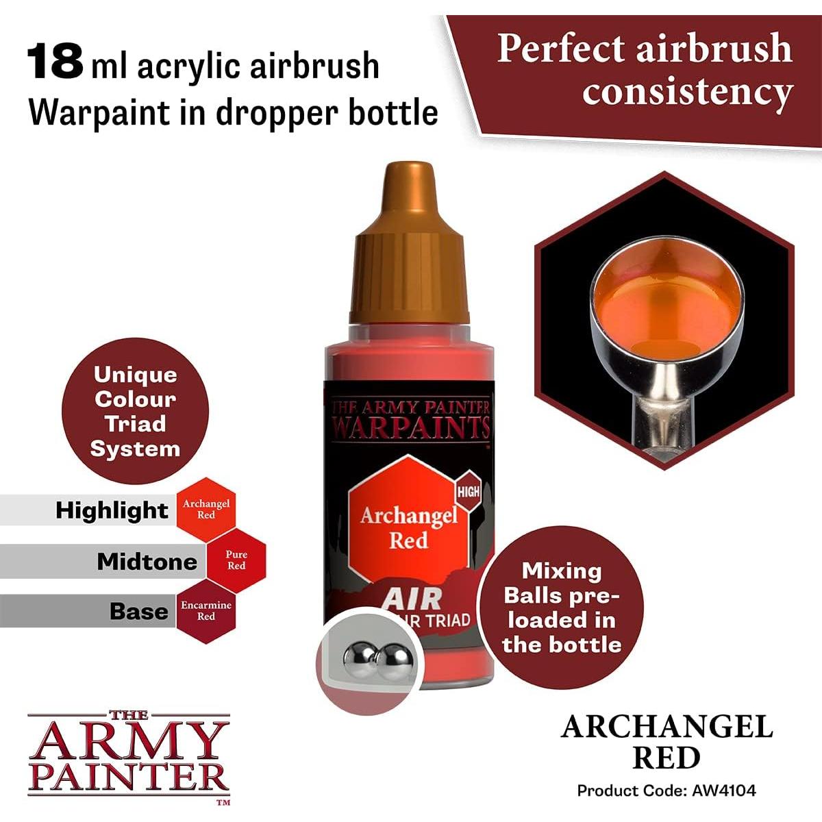 Pintura Acrílica The Army Painter 18ml Rojo Arcángel
