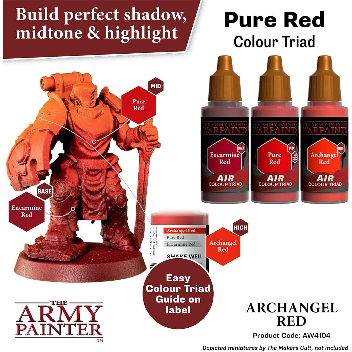 Pintura Acrílica The Army Painter 18ml Rojo Arcángel