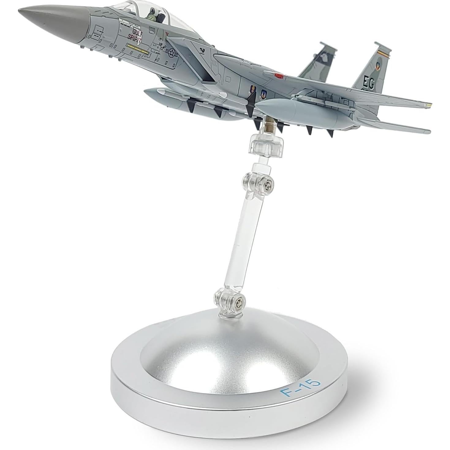 Modelo de avión F-15C Eagle NUOTIE 1/100 Metal con Soporte