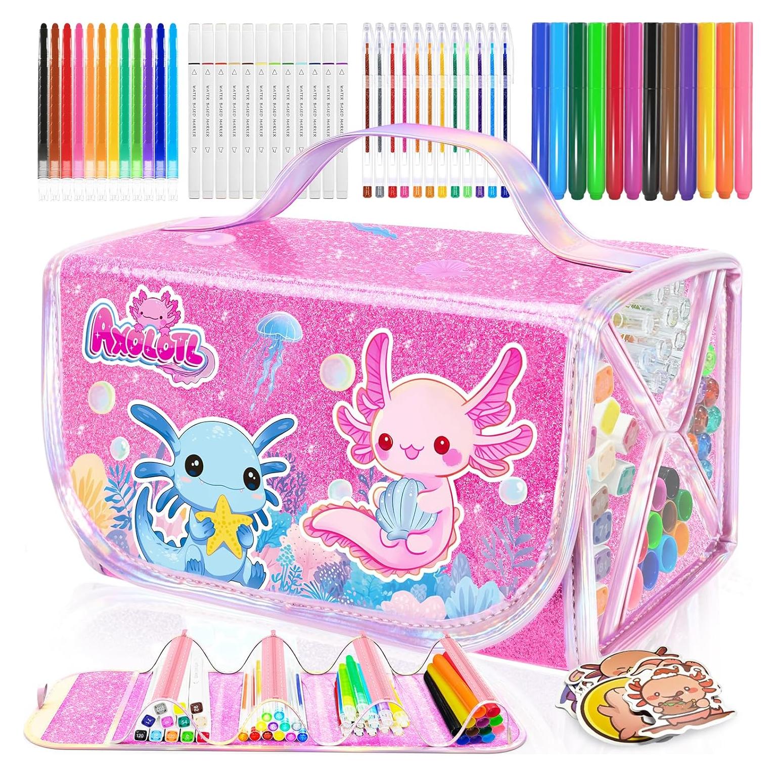 Juego de Marcadores Lavables 70PCS DreamyCandy Axolotl