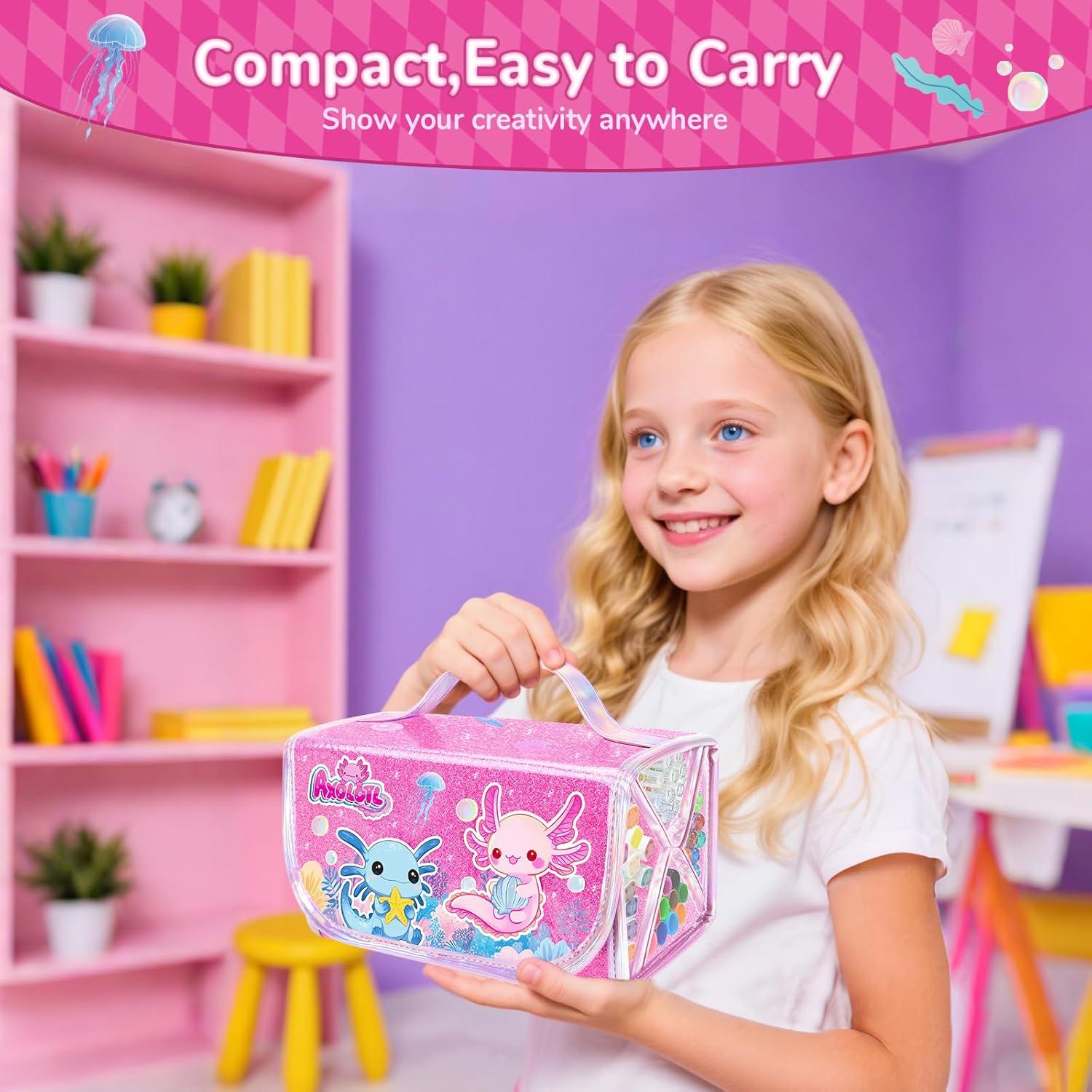 Juego de Marcadores Lavables 70PCS DreamyCandy Axolotl